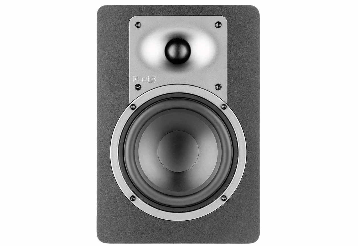 Fluid Audio C50BT Studio Monitor, coppia di diffusori attivi (diffusore da studio con bilanciamento del suono neutro, monitor con driver da 5 pollici e connettività BT)