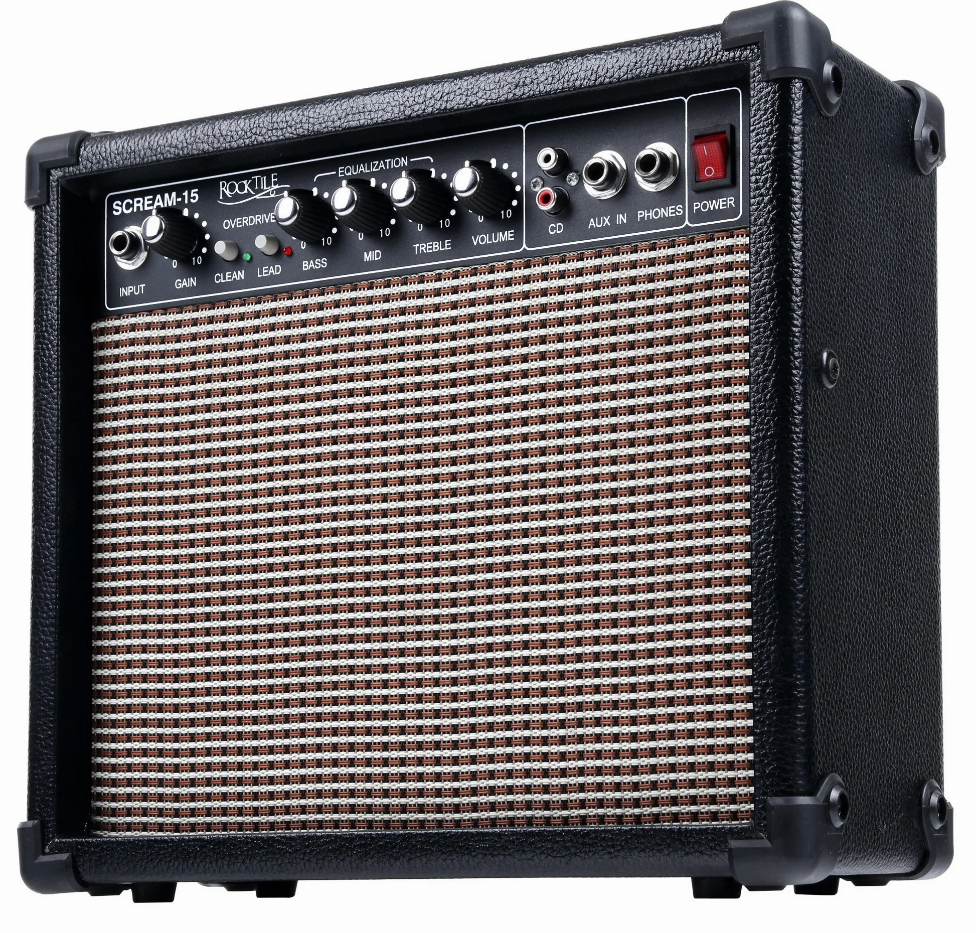 Rocktile Pro ST3-BK chitarra elettrica versione mancina (Lefty) set