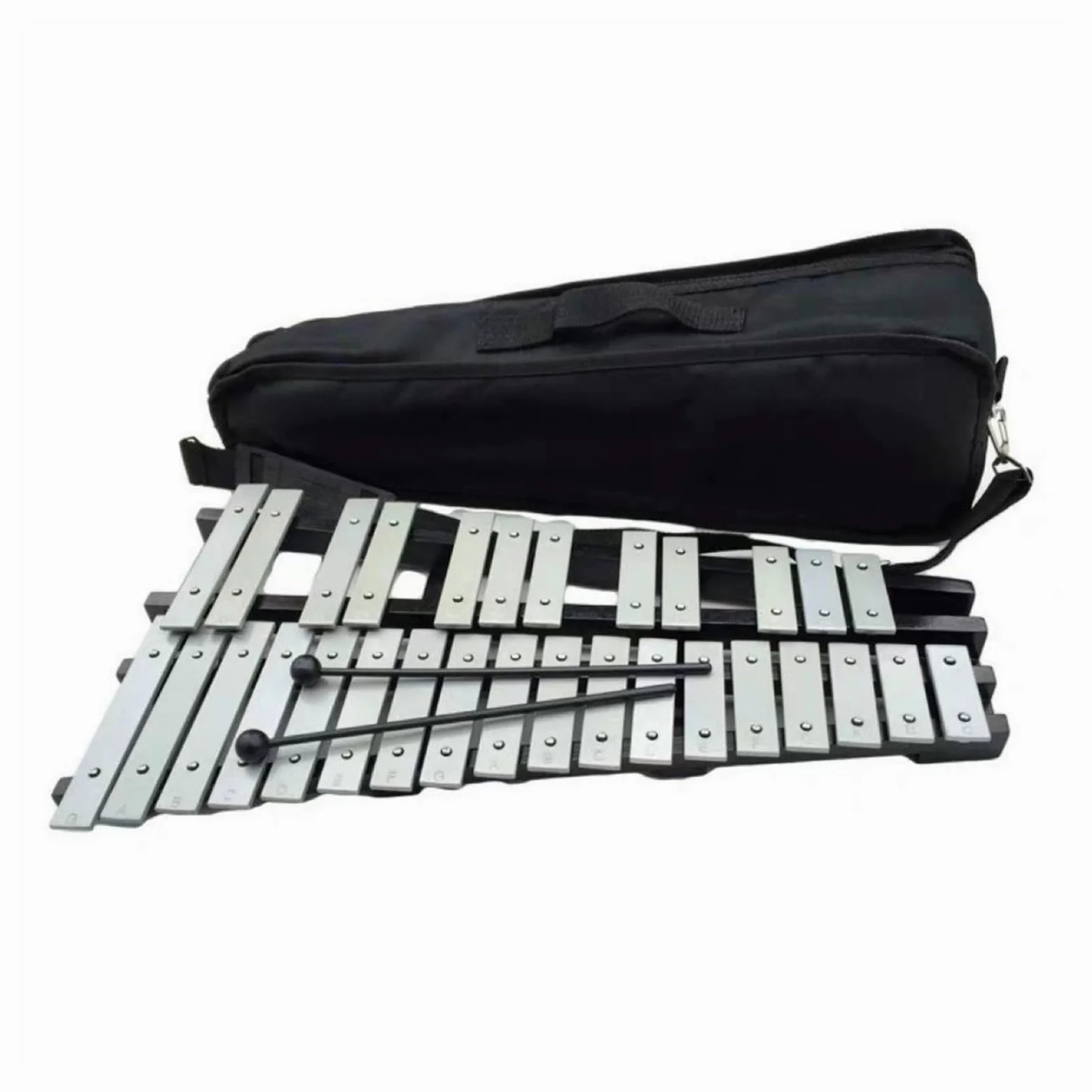 xilofono ​Legno Strumenti Didattici per Strumenti A Percussione Strumento A Percussione Glockenspiel con Piastra in Alluminio A 32 Toni