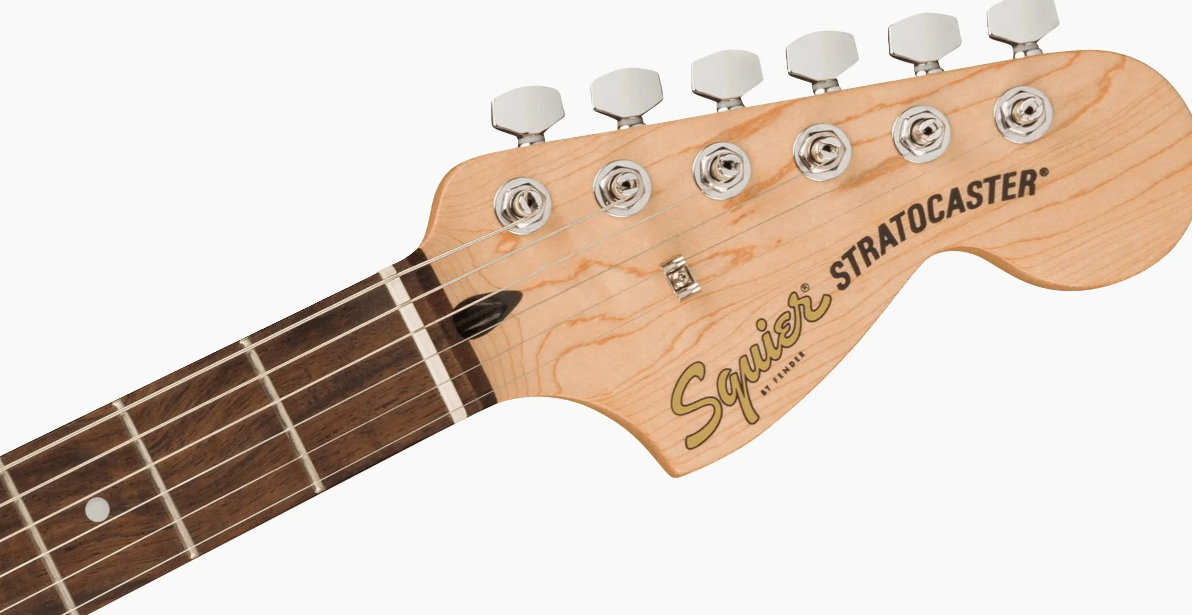 Fender by Squier Affinity Series Stratocaster HH Chitarra Elettrica, Tastiera in Lauro, Battipenna Nero, Olympic White