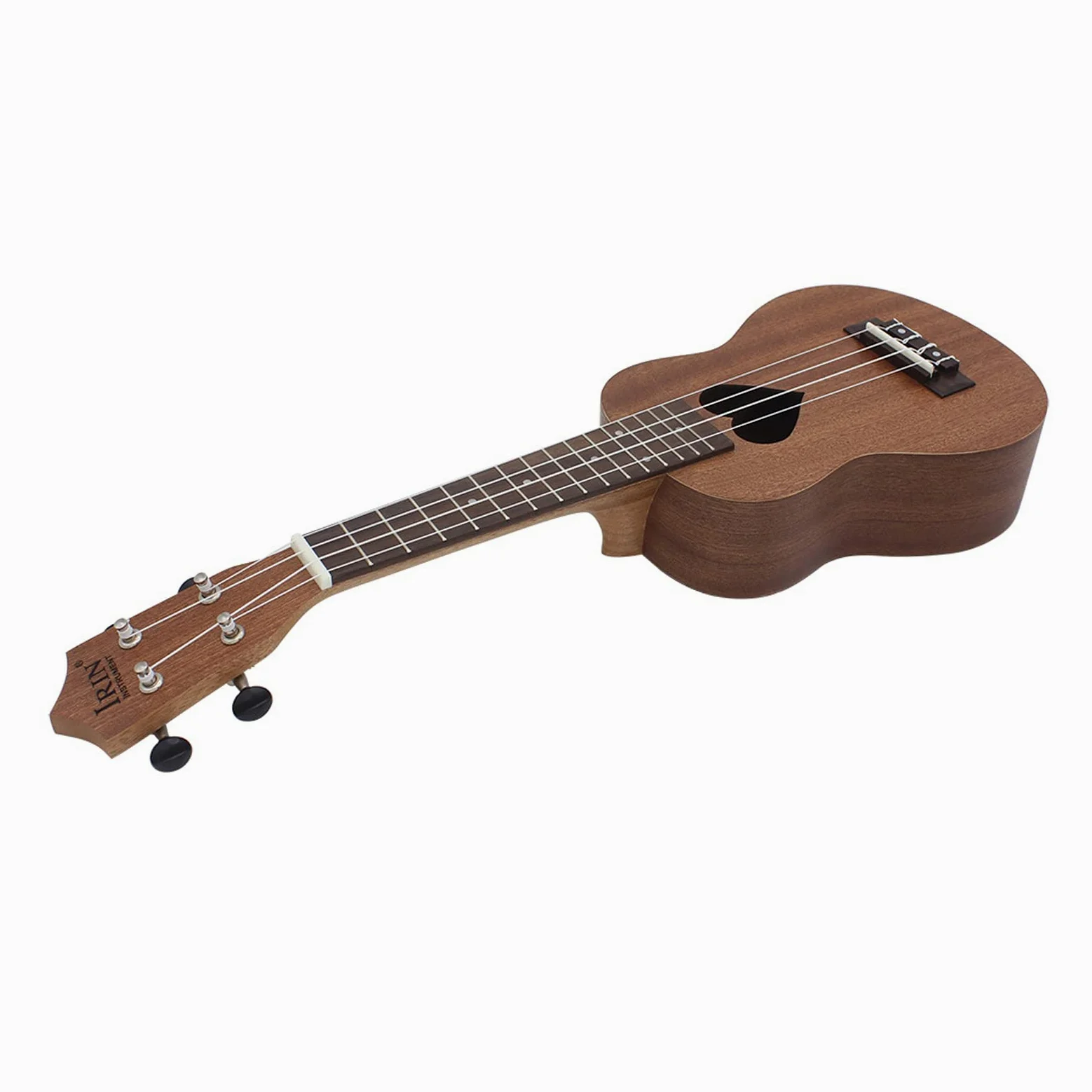 Ukulele soprano Ukulele per principianti Cuore in legno 21 Pollice Hawaiian Starter Ukeleles per Bambini Adulti Bambino Chitarra Ukalee Ukelele Strumento Adulti Ukulele Strumento Stand/cavo