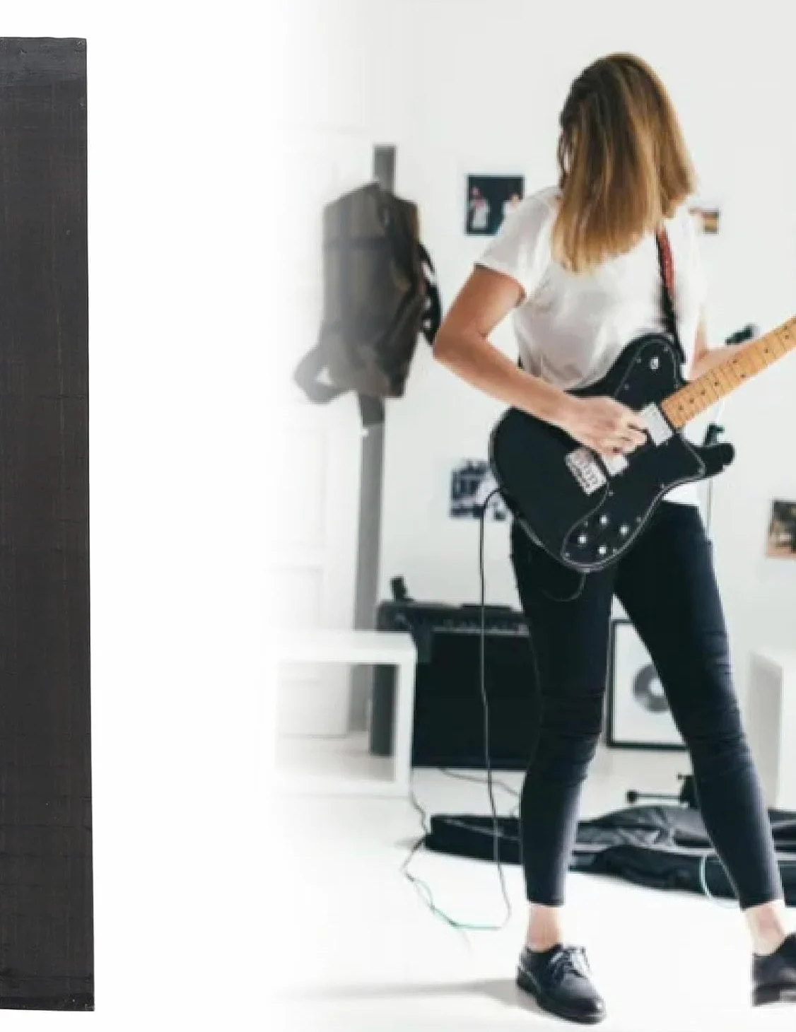 Tastiera per chitarra, in ebano, per fai da te, chitarra acustica, ukulele, accessori per strumenti musicali