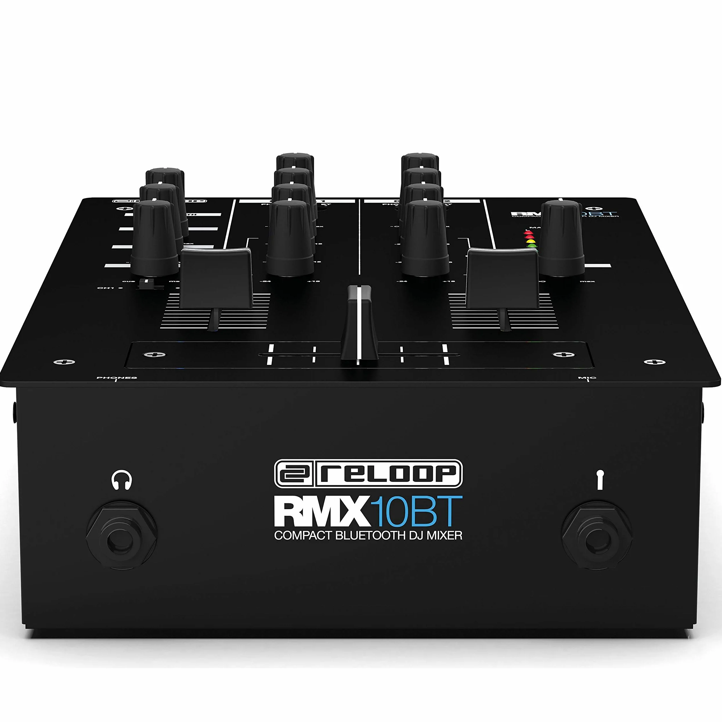 Reloop RMX-10 BT - Mixer DJ Bluetooth A 2 Canali Con Connettività Integrata, Nero