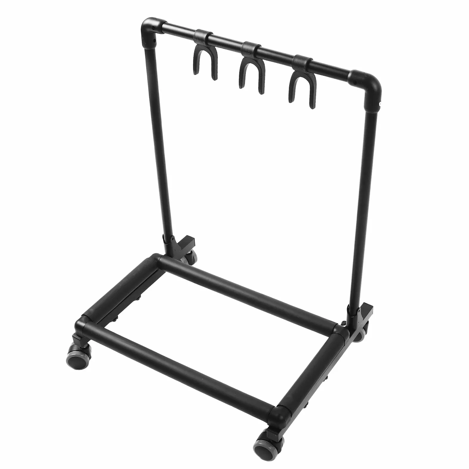 Supporto Multi-chitarra in Metallo Solido Ed Espositore in EVA con Ruote per Chitarristi e Negozi di Musica (FL-13W)