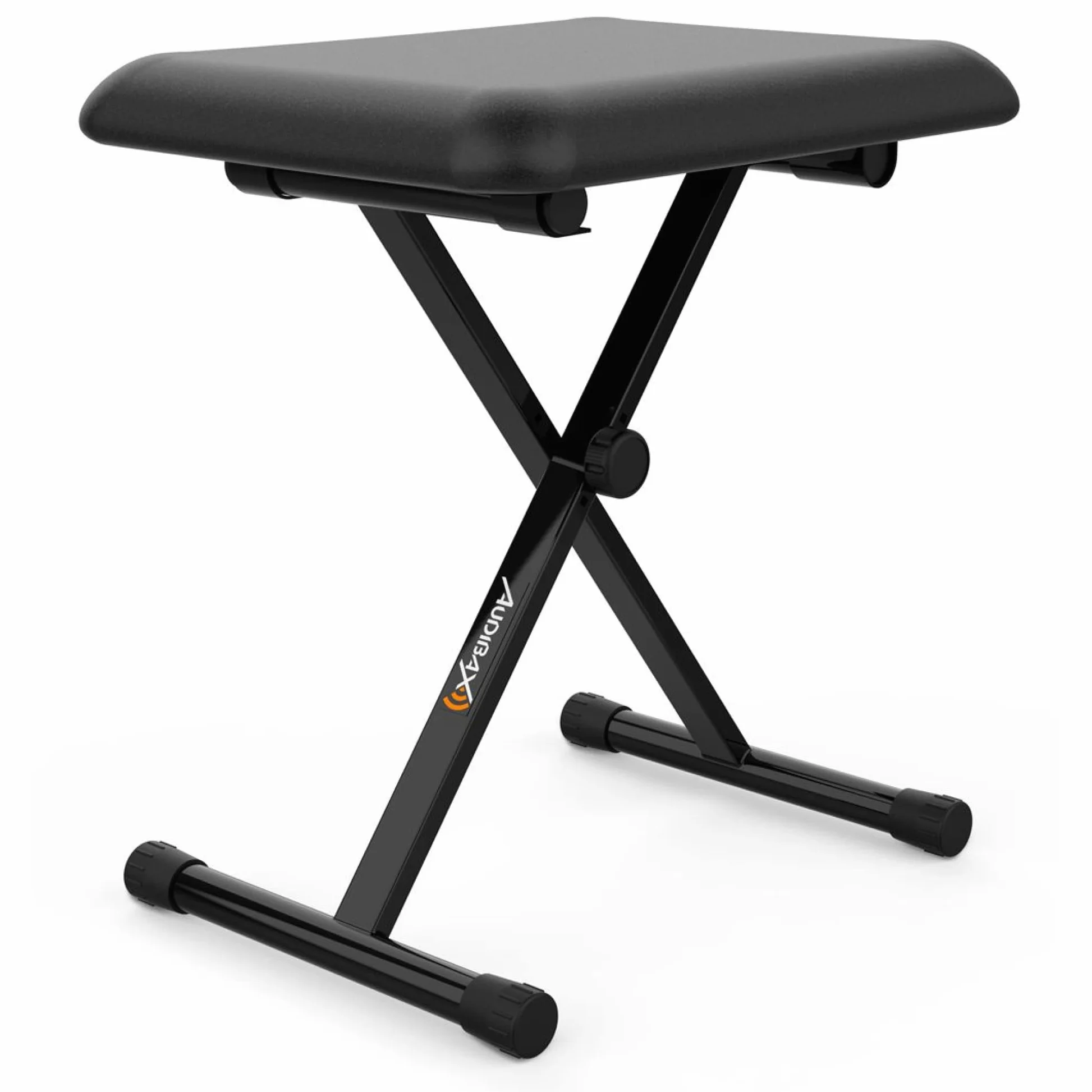 Audibax Onyx Pack - Supporto, Panca e Custodia per Pianoforti e Tastiere a 61 Tasti - Supporto Professionale a Forbice Singola + Panca Pieghevole per Pianoforte + Custodia per Pianoforte Digitale