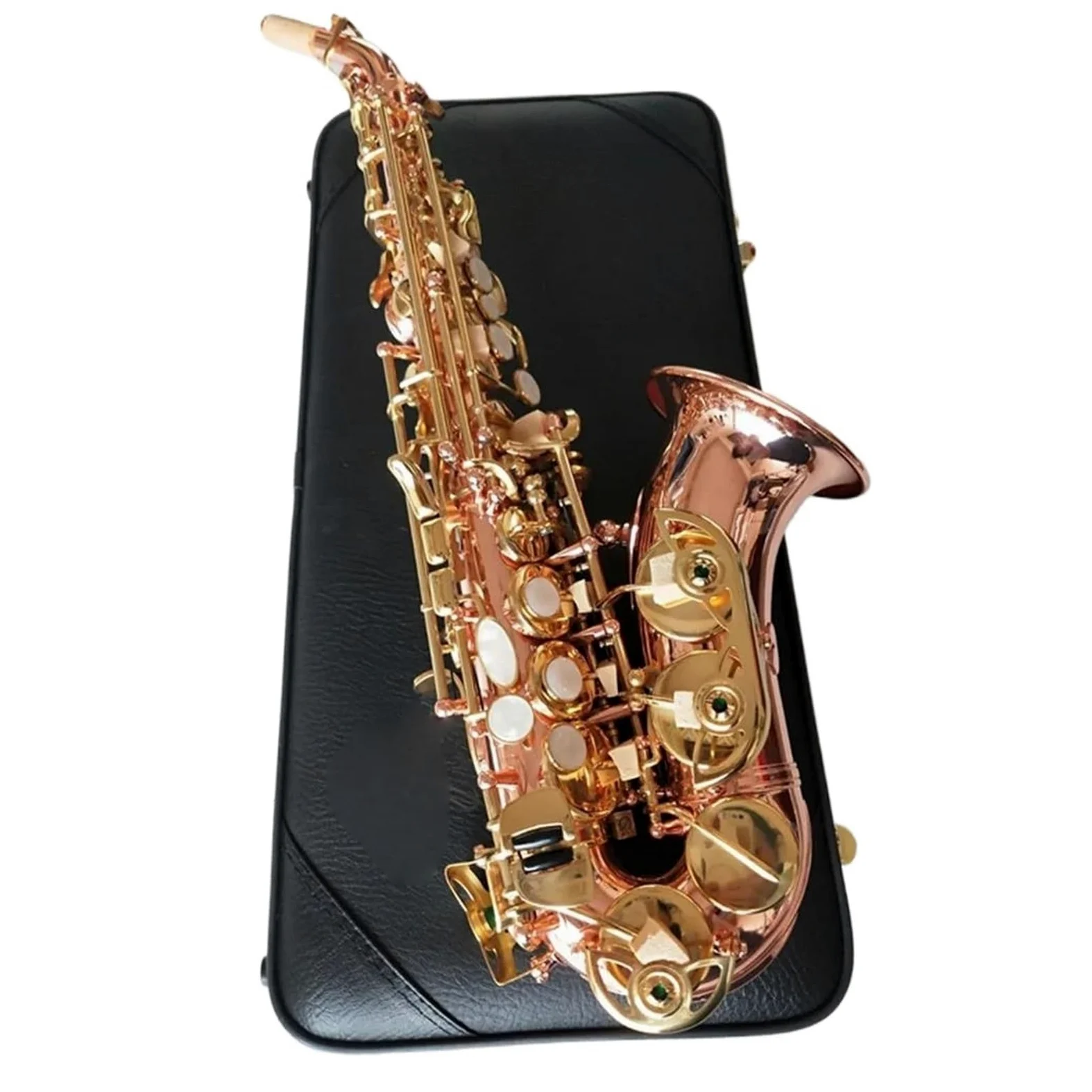 sassofono Sassofono Soprano Strumento Musicale Curvo Sax Soprano Curvo Professionale In Rame Fosforato