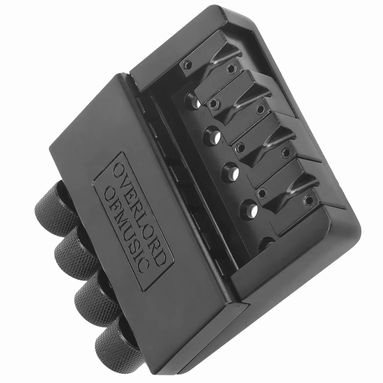 RiToEasysports Ponte per Corde per Basso Elettrico Senza Testa a 4 Corde in Lega di zinco: Set Completo di Accessori Musicali