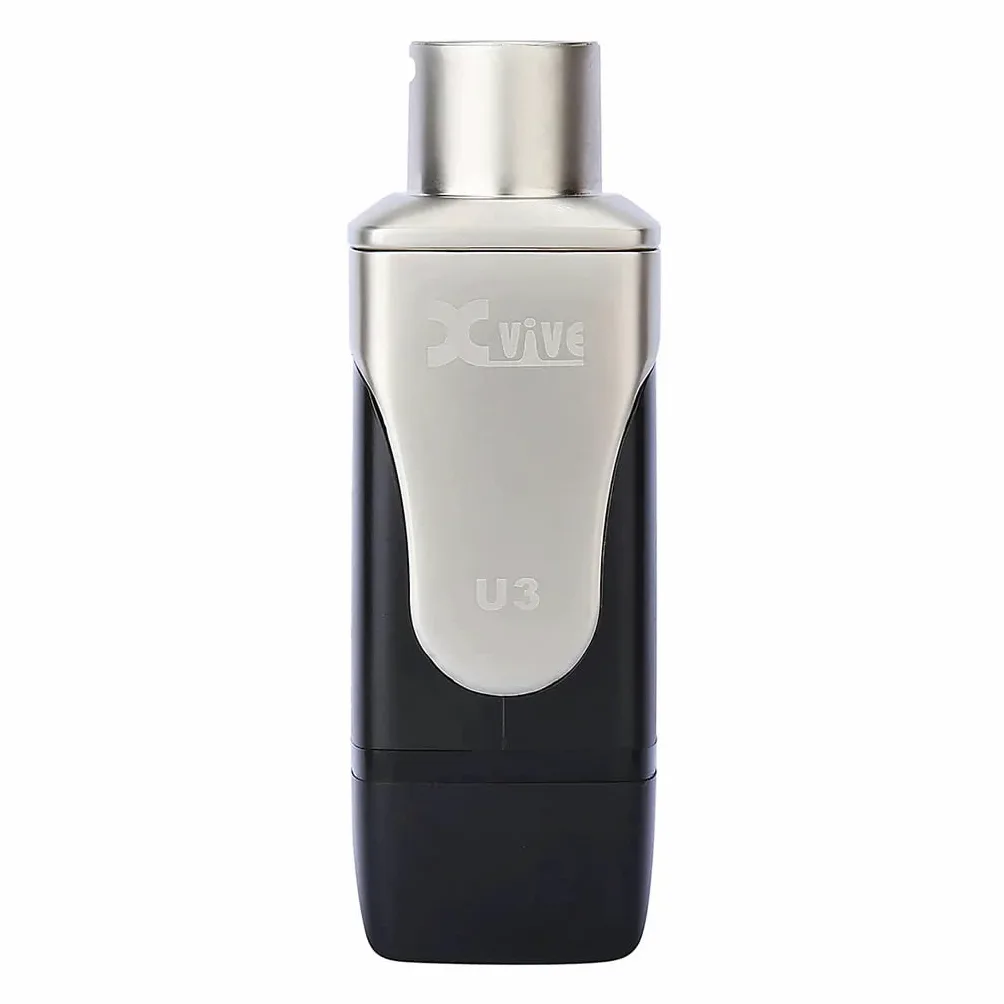 XVIVE U3R - Ricevitore per Microfono Wireless, Banda di Frequenza 2,4GHz, Audio Digitale 24-Bit/48kHz con Bassa Distorsione, 5 Ore di Autonomia e Batteria al Litio Inclusa- Da Usare con Trasmettitore