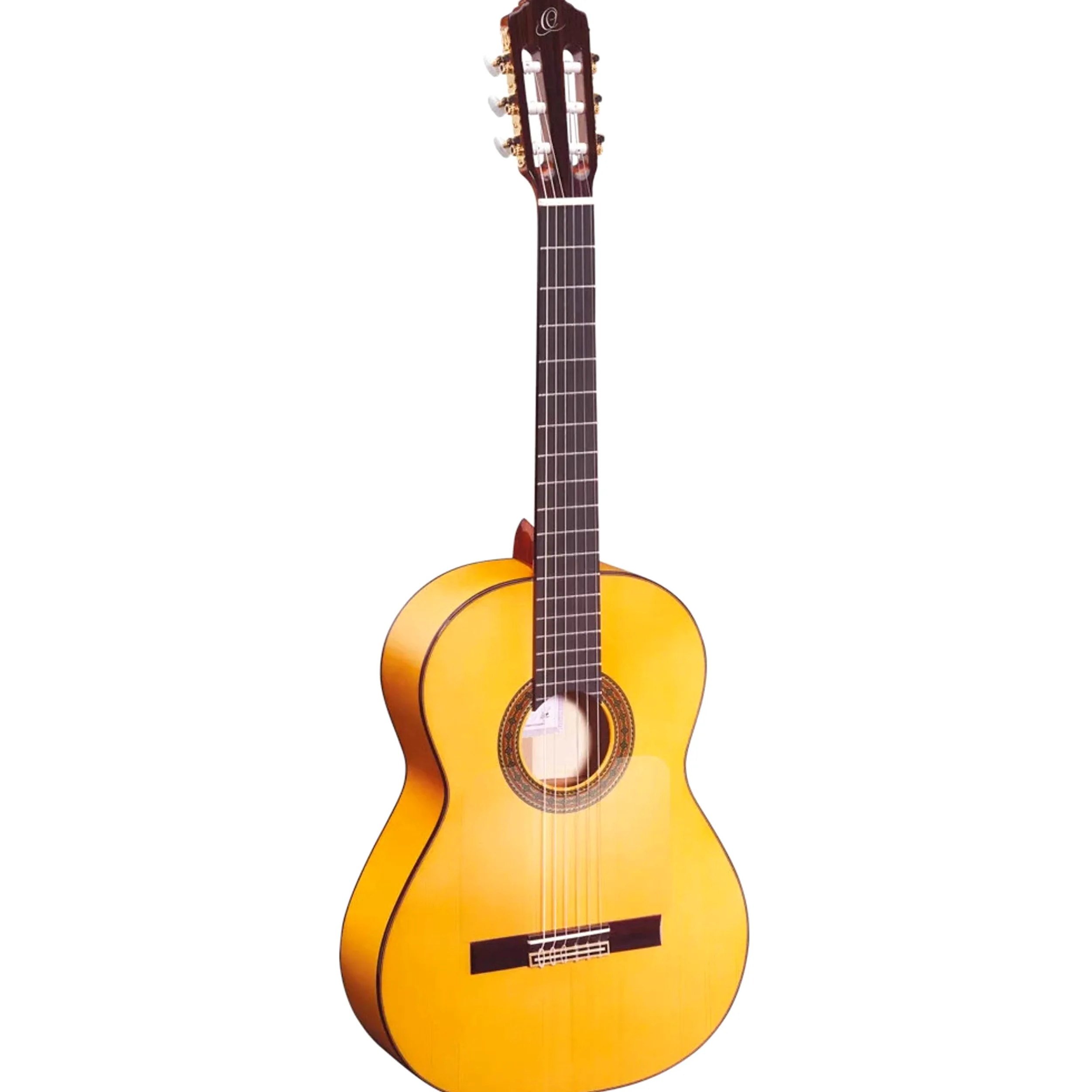 Ortega R270F - Chitarra 4/4 da flamenco, finiture lucide, custodia inclusa