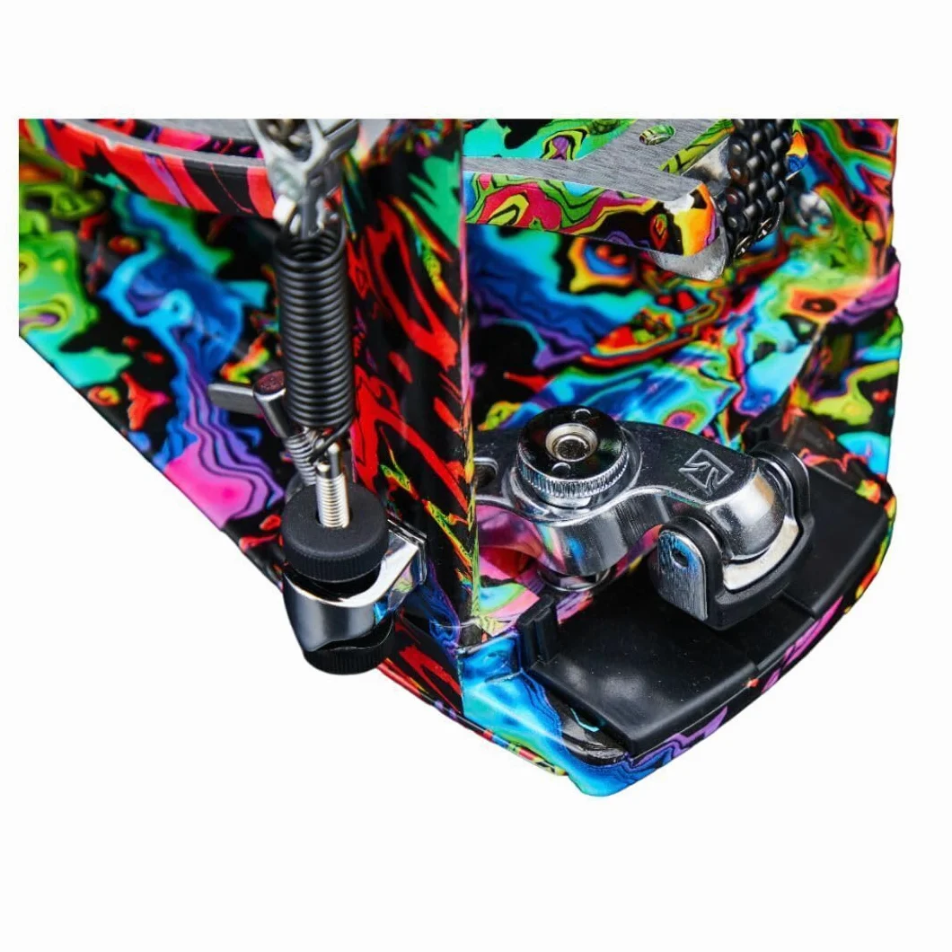 Tama HP900PMPR Einzelpedal Iron Cobra Power Gilde Psychedelic Rainbow - Pedale per batteria