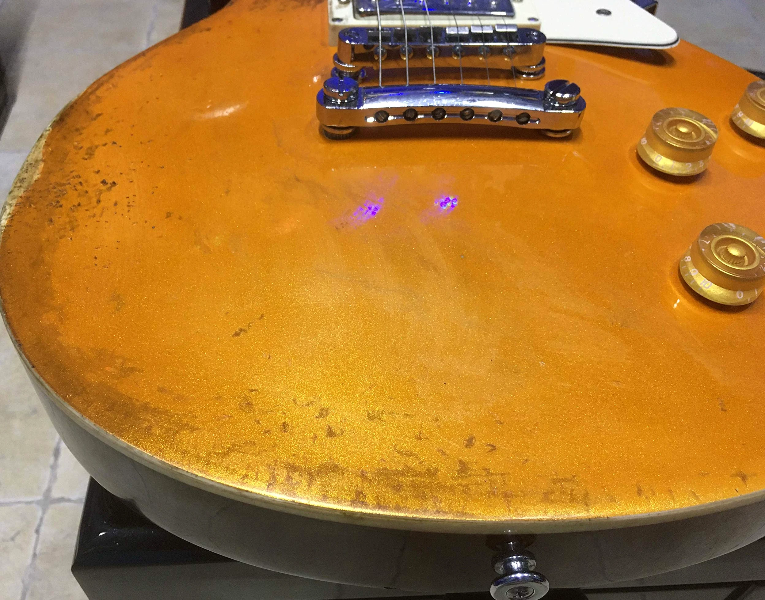 Chitarra elettrica stile Les Paul goldtop Dimavery LP-800 - versione RELIC - VALUTO SCAMBI/PERMUTA, POSSIBILITA' DI RESO