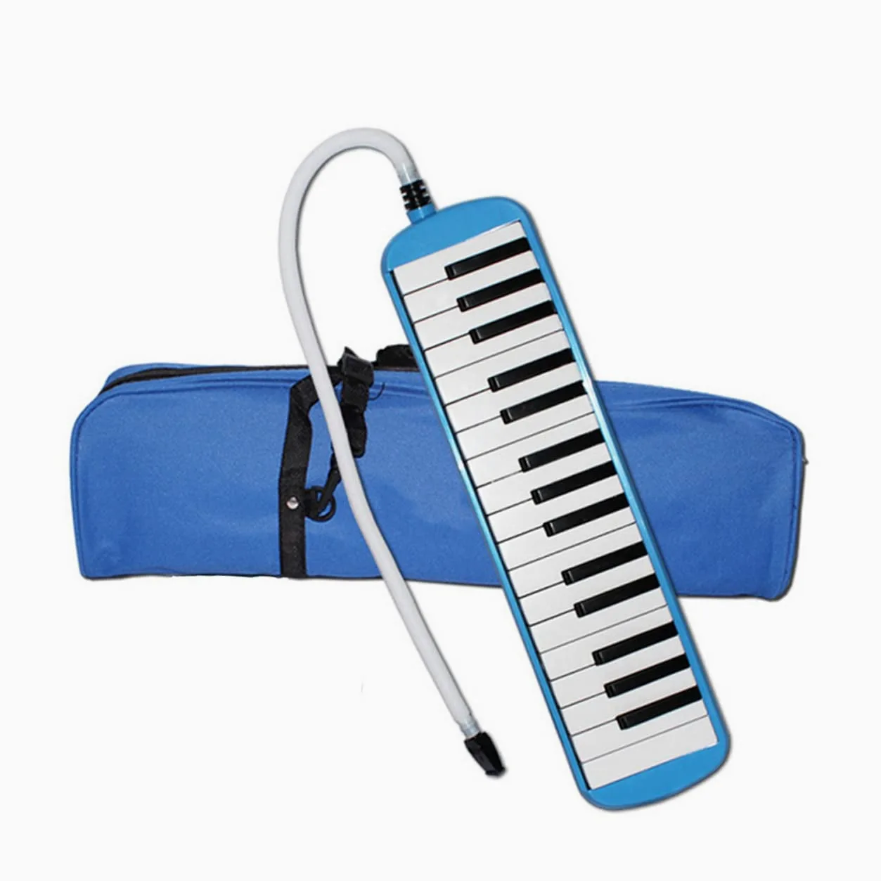 Melodica 32 Tasti Portatile per Principianti e Studenti Blu | Lega, Facile Assemblare e Usare, Borsa Inclusa per Trasporto, Adatta Agli Appassionati di Musica