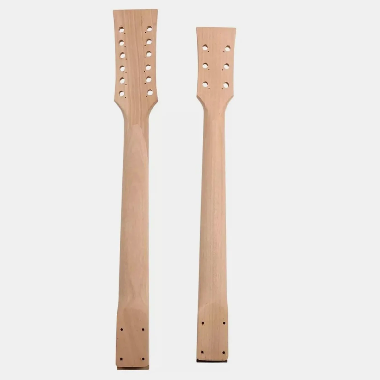 Kit Chitarra Elettrica Fai Da Te A Doppio Manico Corpo In Mogano 12 Corde Tastiera In Palissandro