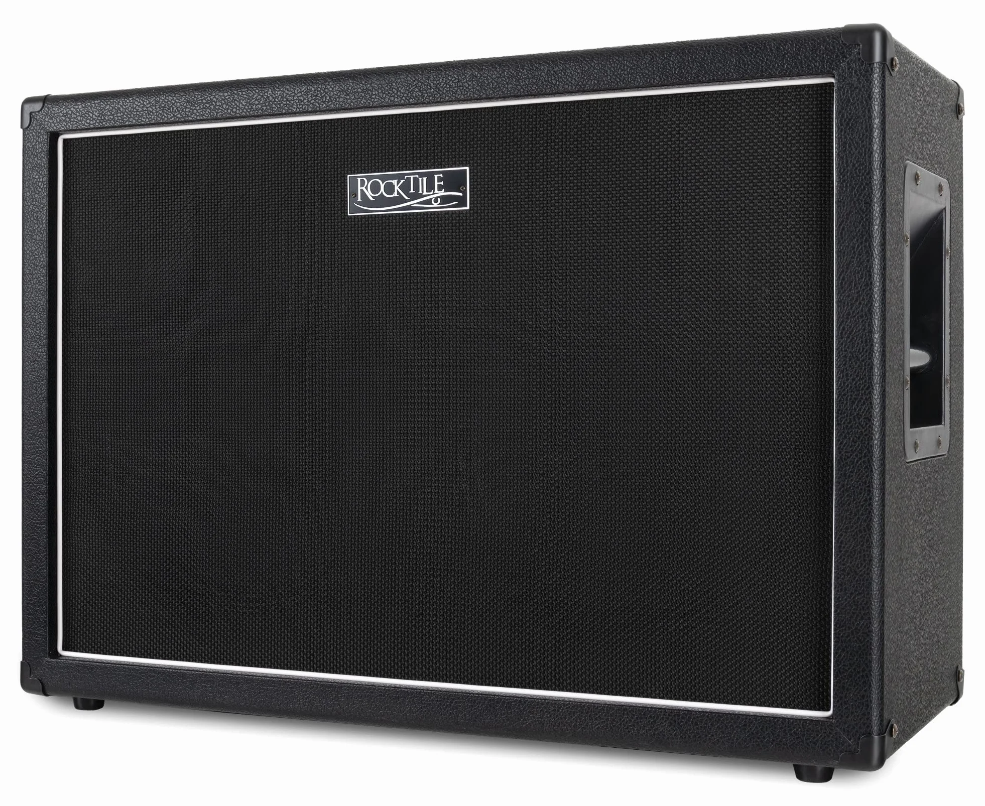 Rocktile GB212 Cassa per Chitarra - Cabinet per testate chitarra elettrica - 2x 12" speaker - Impedenza: 4, 8 o 16 Ohm - Potenza: 75 Watt Mono / 150 Watt Stereo - Ruote staccabili - Nero