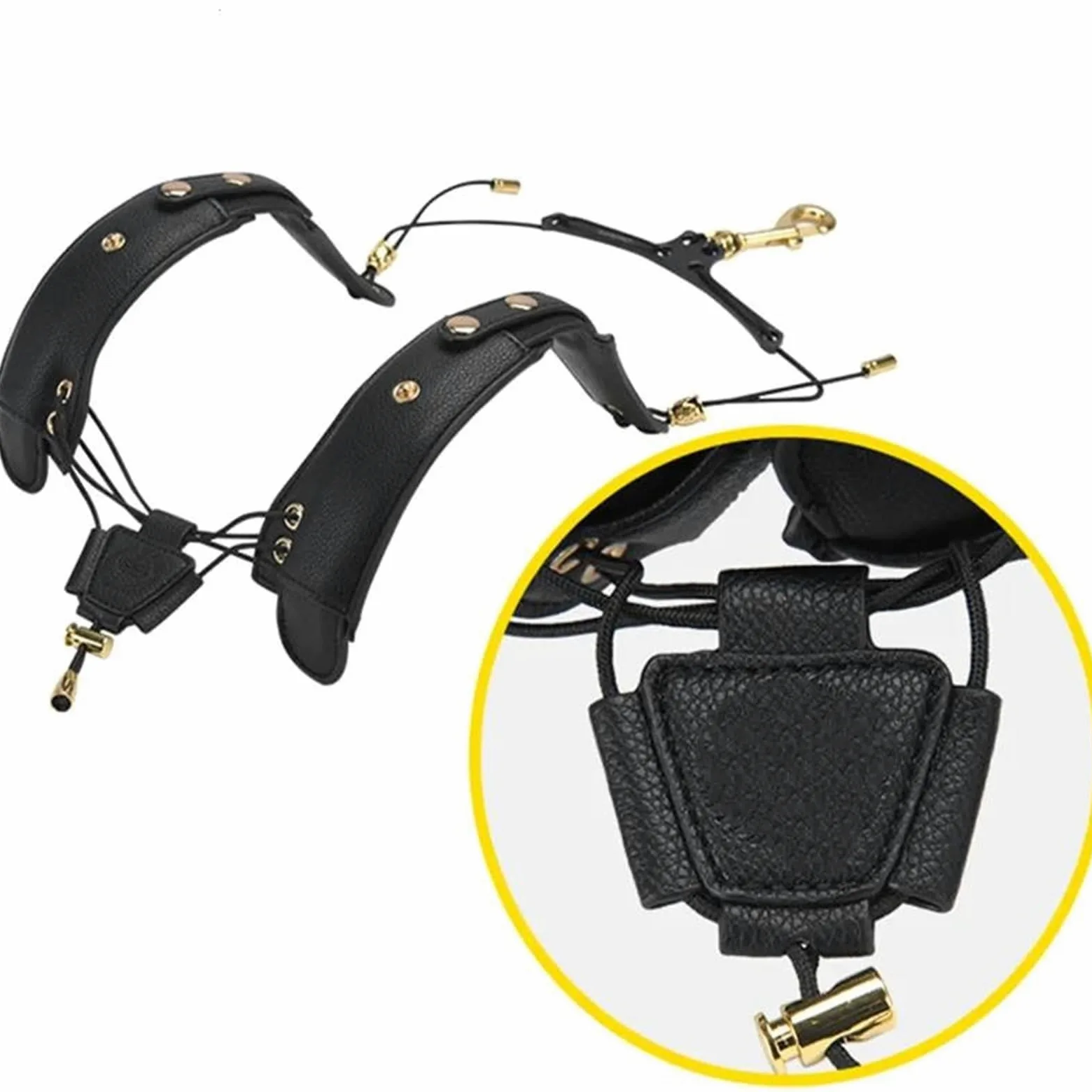Tracolla Regolabile In Pelle Per Sassofono Saxophone Tenore Cinturino Per Sassofono Contralto Imbottito Senza Stress Sulla Tracolla Principianti accessori per sassofono