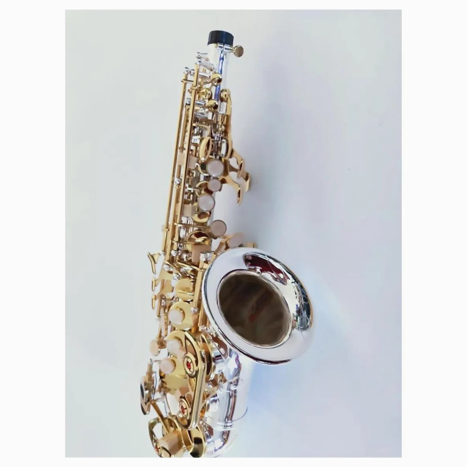 Professionale Sassofono Bocchino Per Sax In Ottone Per Sassofono Soprano Curvo, Prestazioni Professionali