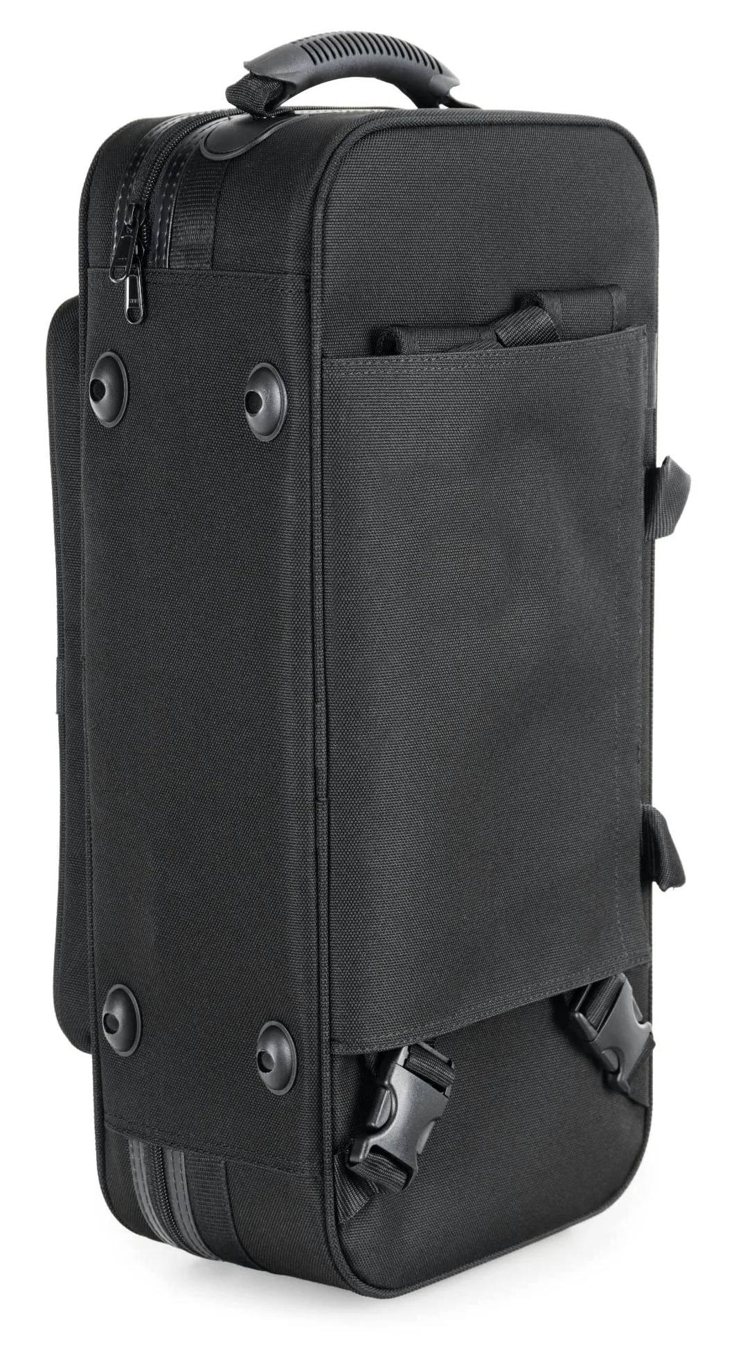 Custodia Leggera Lechgold per Tromba Bb - Lightcase per tutte le trombe comuni con valvole Perinet - Imbottitura termica - Tasca esterna - Set zaino - Bocchino e accessori - Nero