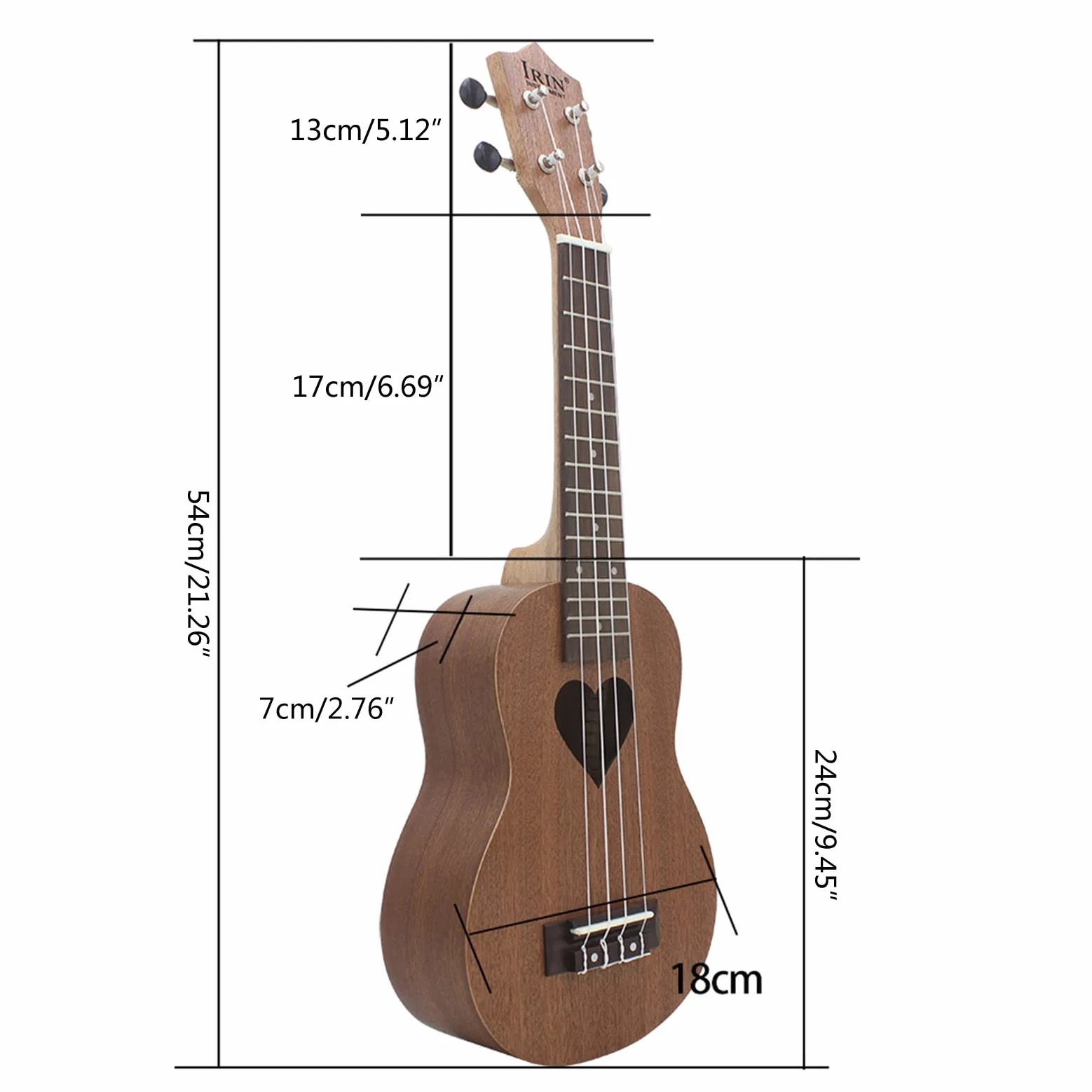 Ukulele da concerto Piccolo Ukulele Hawaiano Chitarra Ukulele in Legno Lucido Strumento Per Principianti Ukulele a 4 Corde