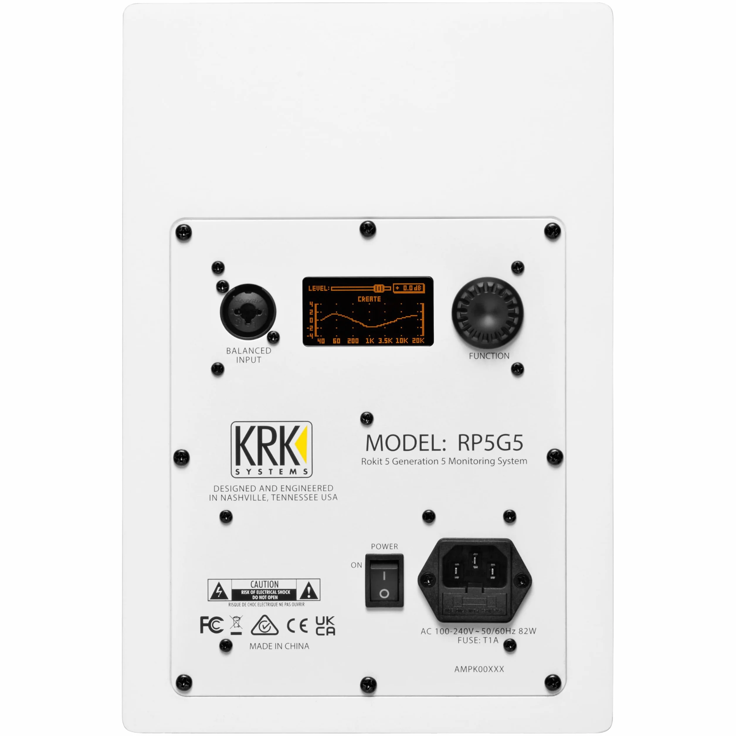 KRK Altoparlante di monitoraggio RP5 G5 White Limited (pezzo)