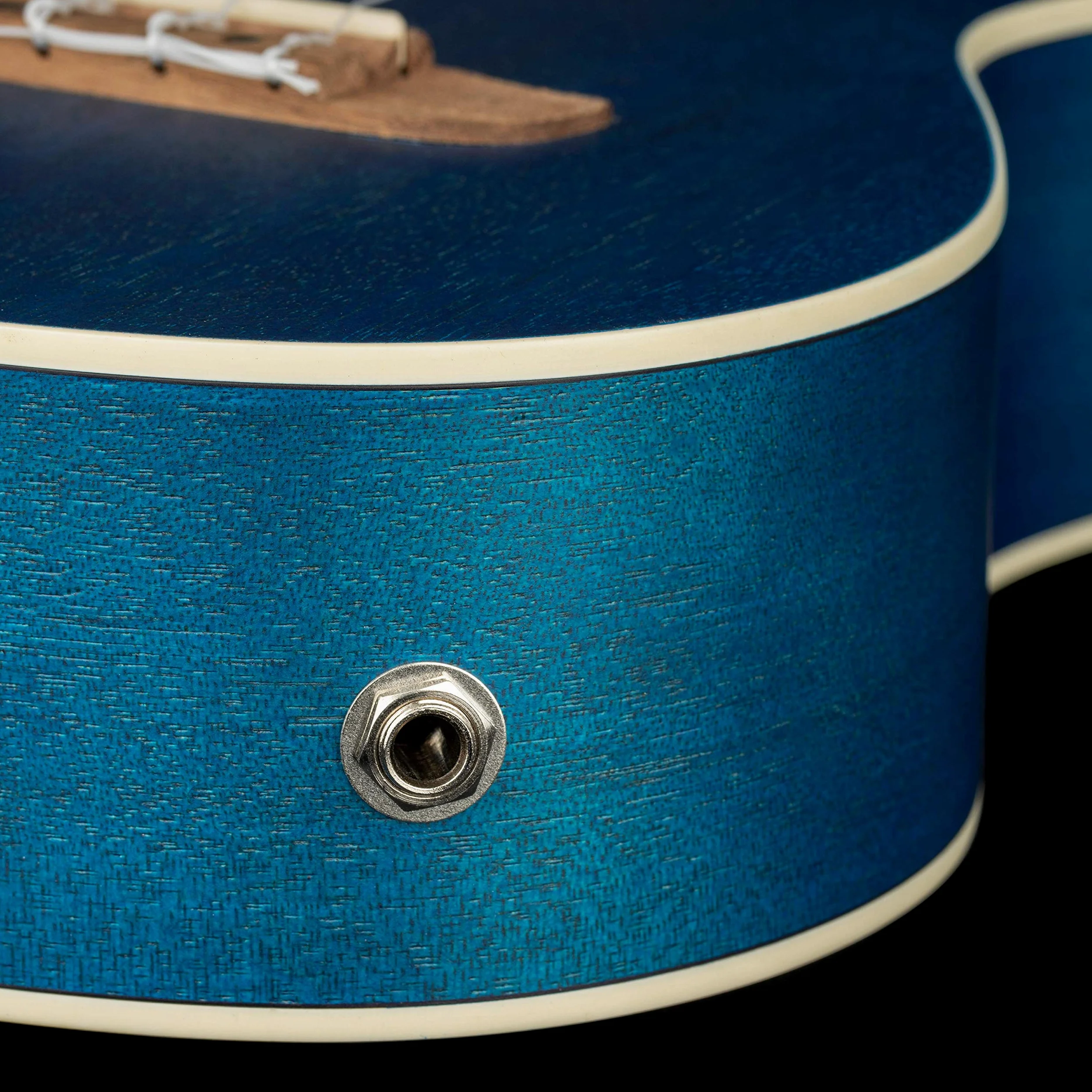 Ortega Guitars Ukulele Concerto Elettro-Acustico – Earth Series – con Cutaway – Okoume, Dark Blue (RUOCEAN-CE)
