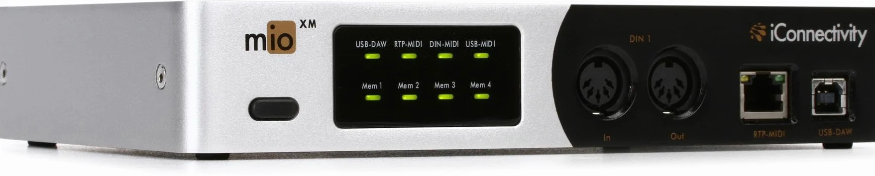 iConnectivity Interfaccia con porte DIN-MIDI a 5 pin da 4" x 4 uscite (mioXM)