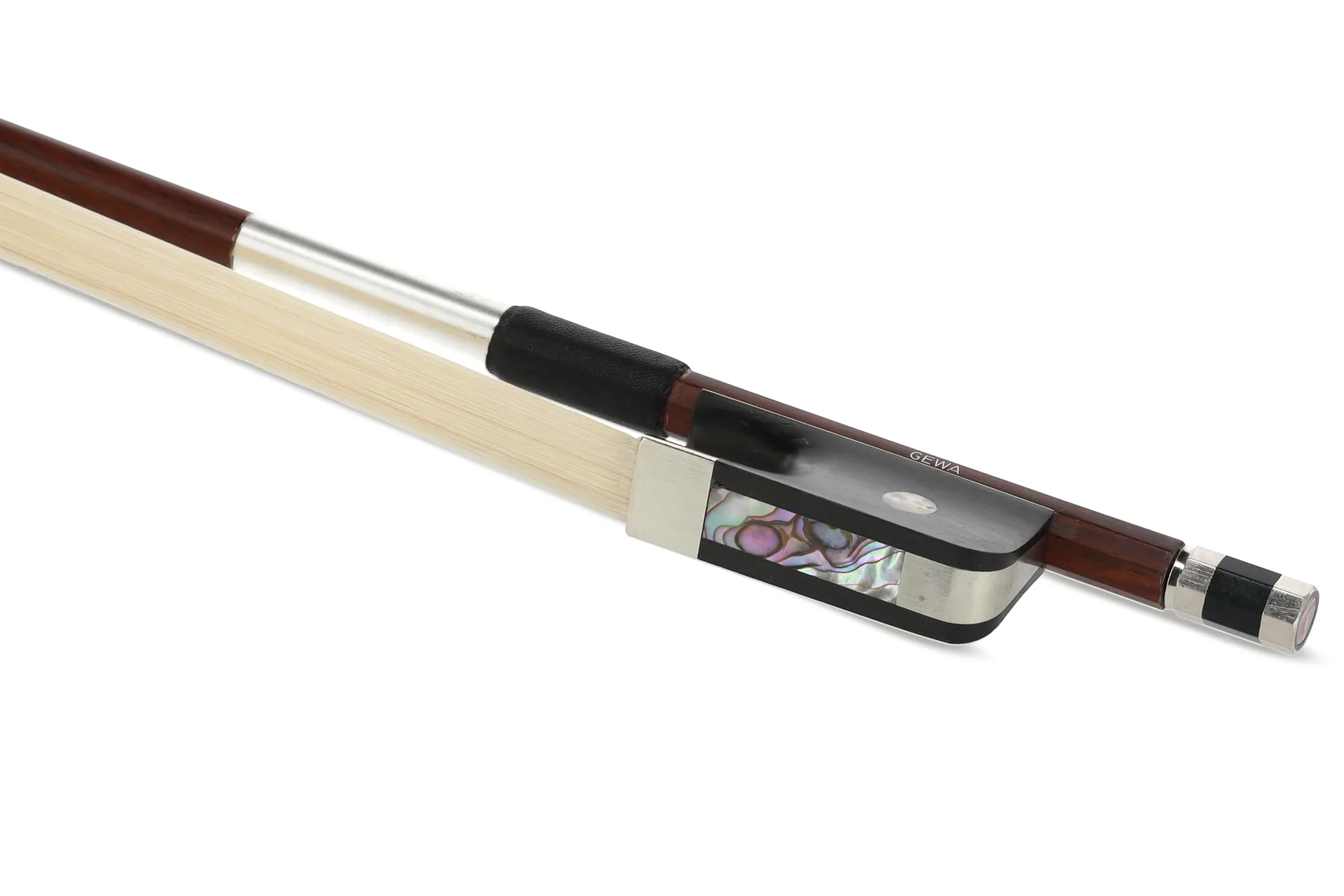 GEWA Archetto per contrabbasso Carbon Student 3/4 - Aspetto legno Marrone scuro - Modello francese
