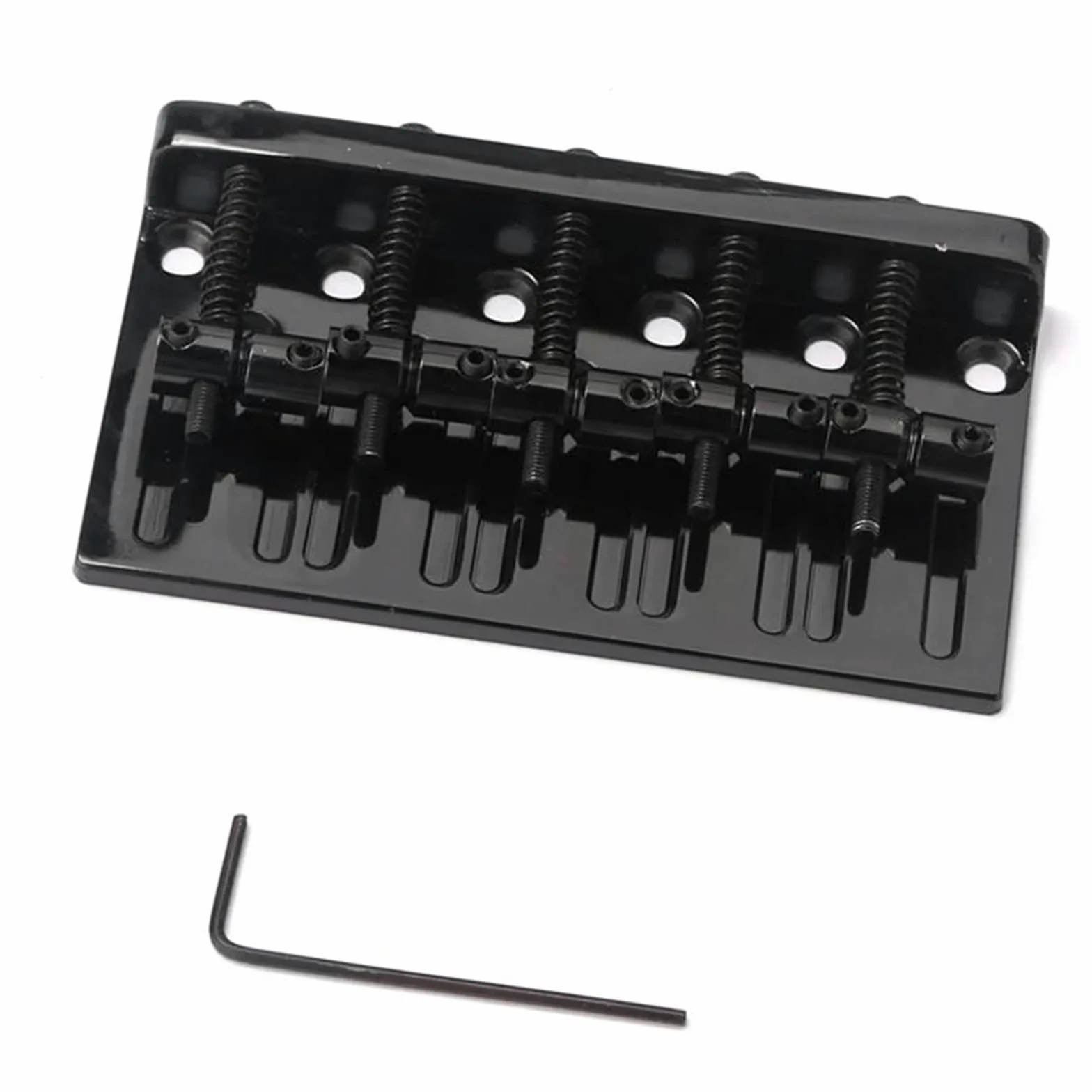 Un Set Di 5 Corde Per Basso Elettrico Nero Ponte Per Chitarra Accessori Parti Strumento Musicale