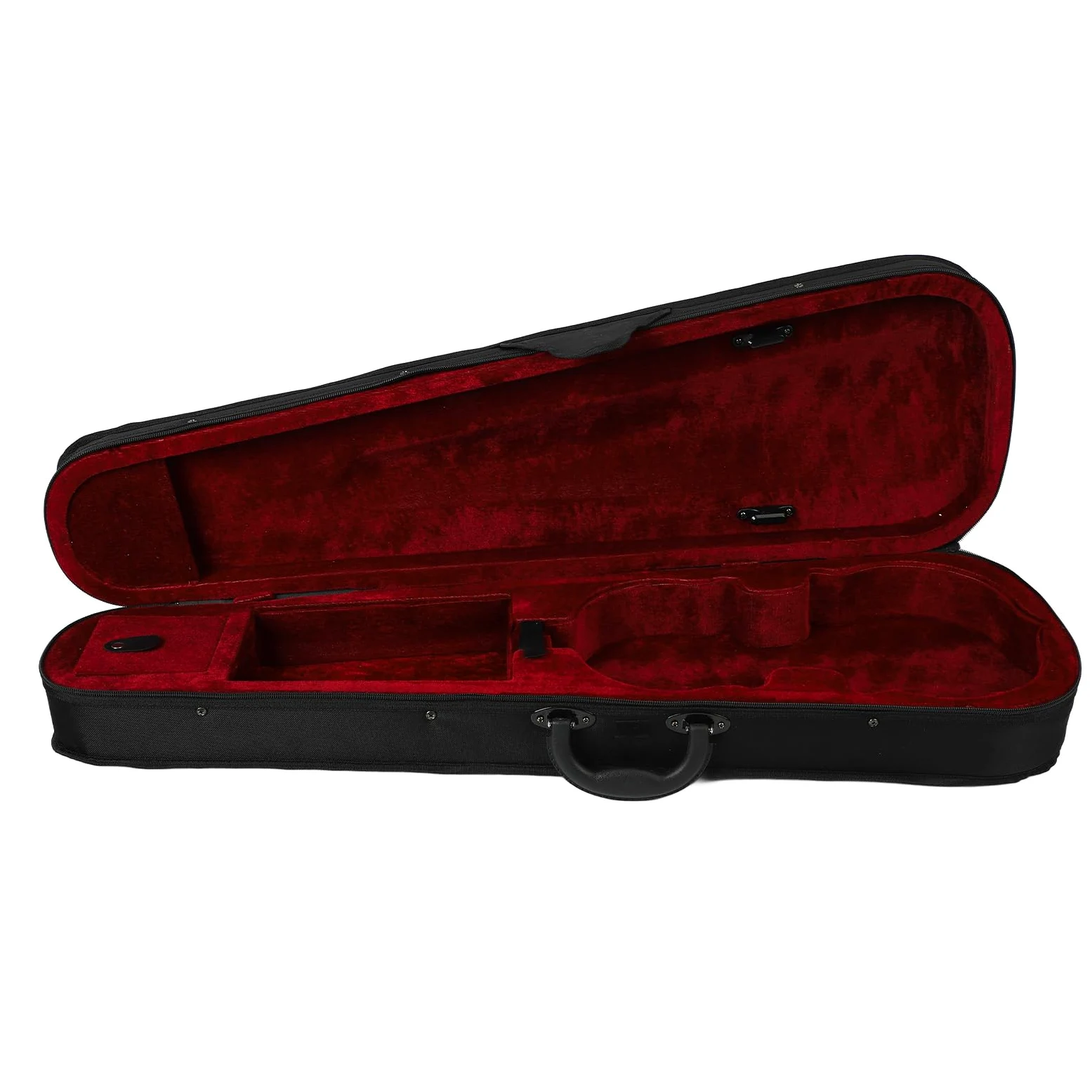 Zaino per Custodia per Violino 4/4, Custodia per Violino 4/4 Protezione Professionale Tracolla Regolabile Leggera per Musicista (Fodera rossa)