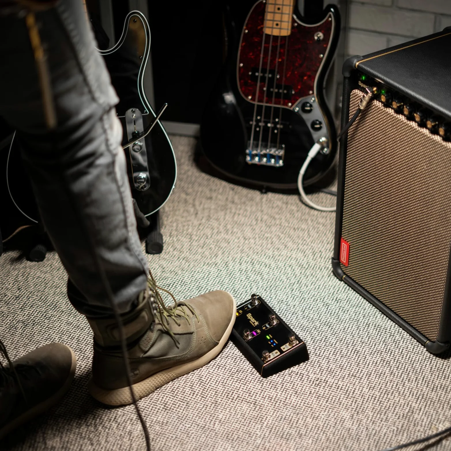 Positive Grid Spark Control X Pedaliera Wireless per Amplificatori della Serie Spark