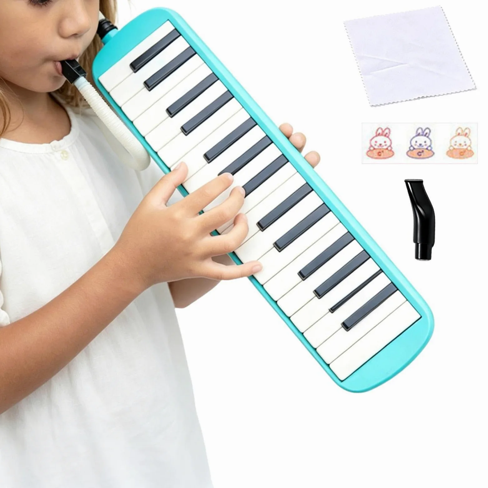 Tastiera Pianoforte A 32 Tasti Tastiera Gadget A Percussione Portatile A 32 | Piccoli Strumenti Musicali per Adolescenti, Ragazzi, Uomini, Istruzione, Aula, Casa, Viag