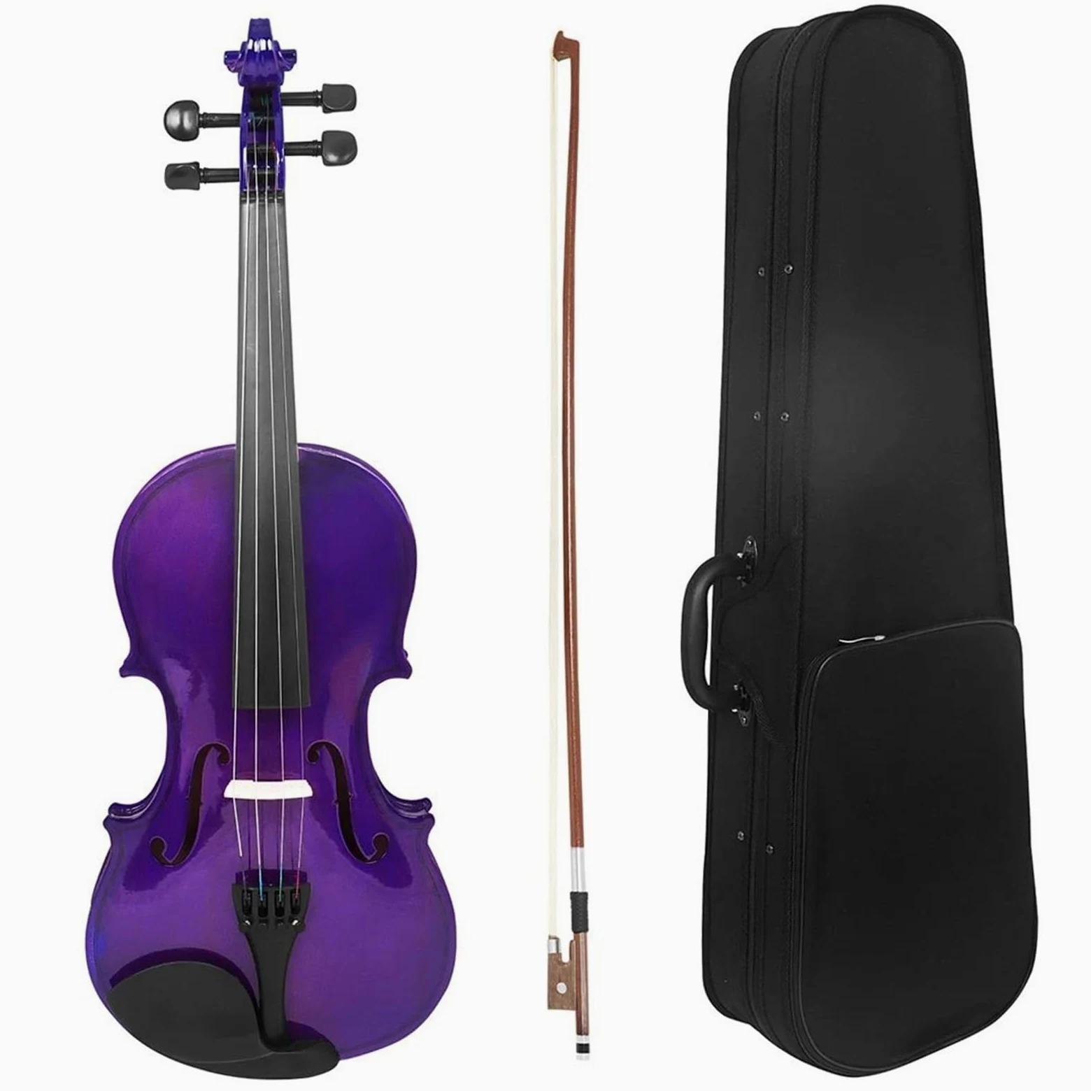 Violino Violino Professionale 4/4 Per Principianti Viola Strumento Musicale Con Custodia Archetto Accessori(Type1)