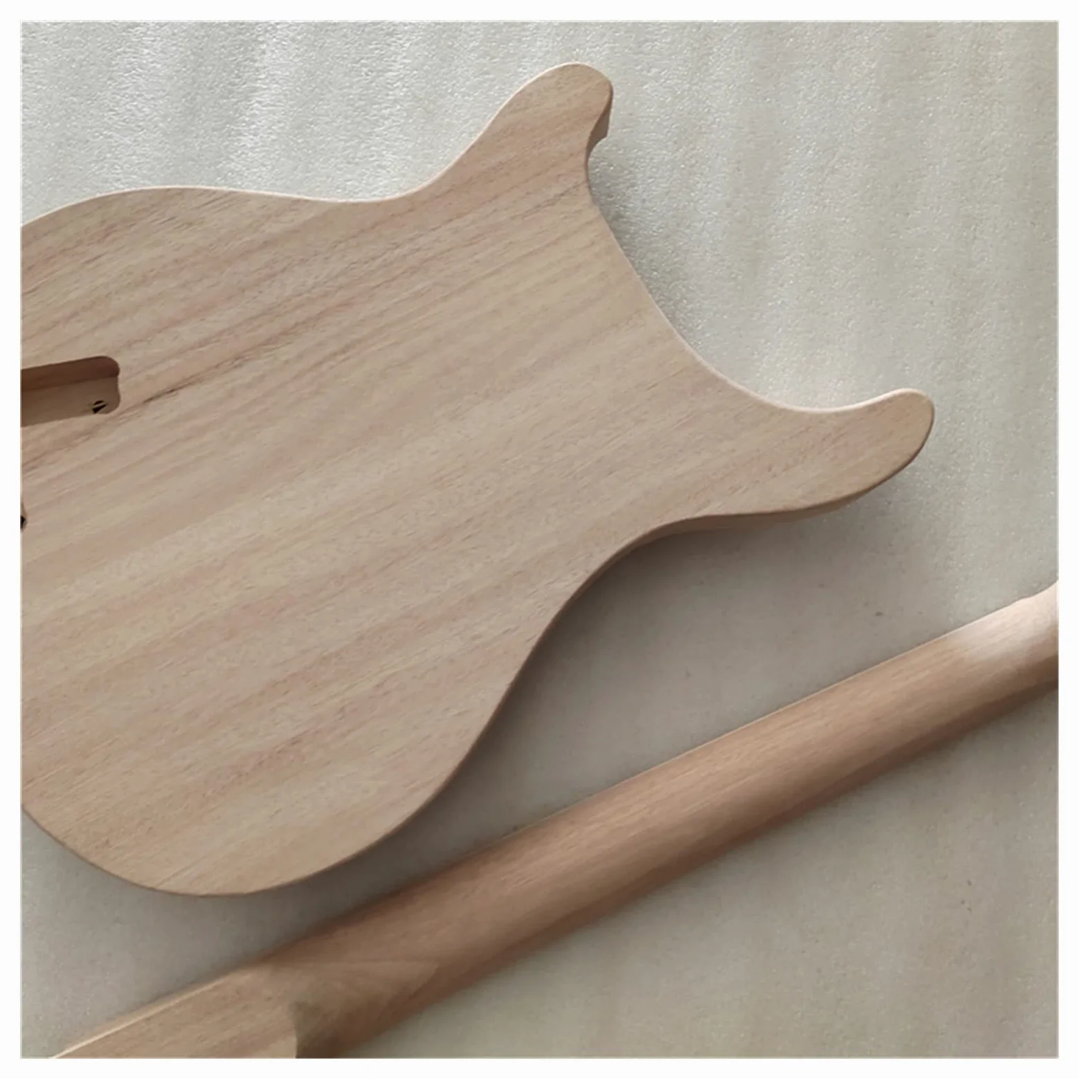 Corpo Chitarra Fatto a Mano 1 Set Collo di Chitarra Non Finito E Corpo per PRS. Kit per Chitarra Elettrica in Stile