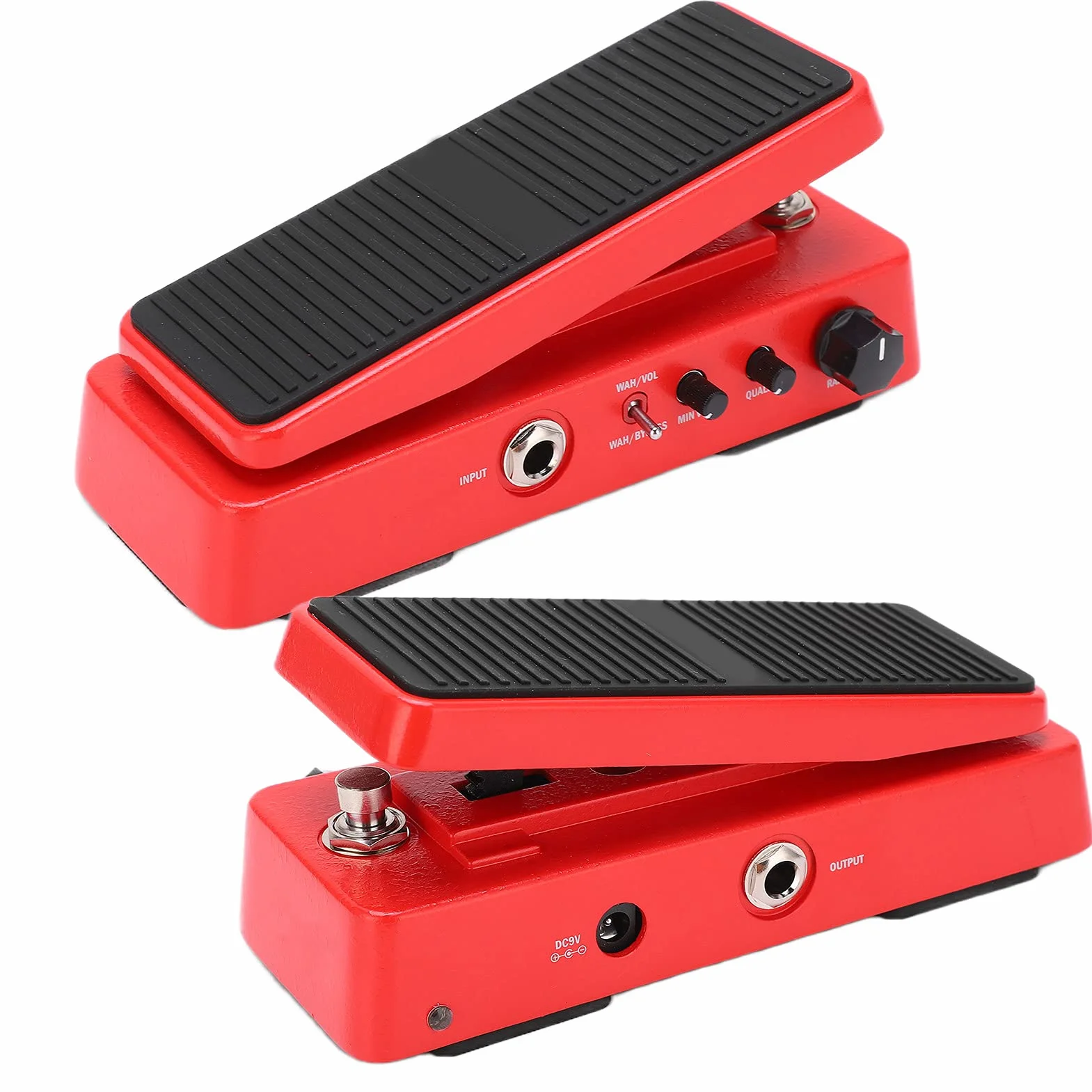 Dilwe Pedale Effetto WAH Multimodale in Metallo 9V 18mA con Valore di qualità del Suono WAH Manopola Regolabile Pedale Effetto Chitarra Manopola di Controllo Pedale WAH, Pedale Volume
