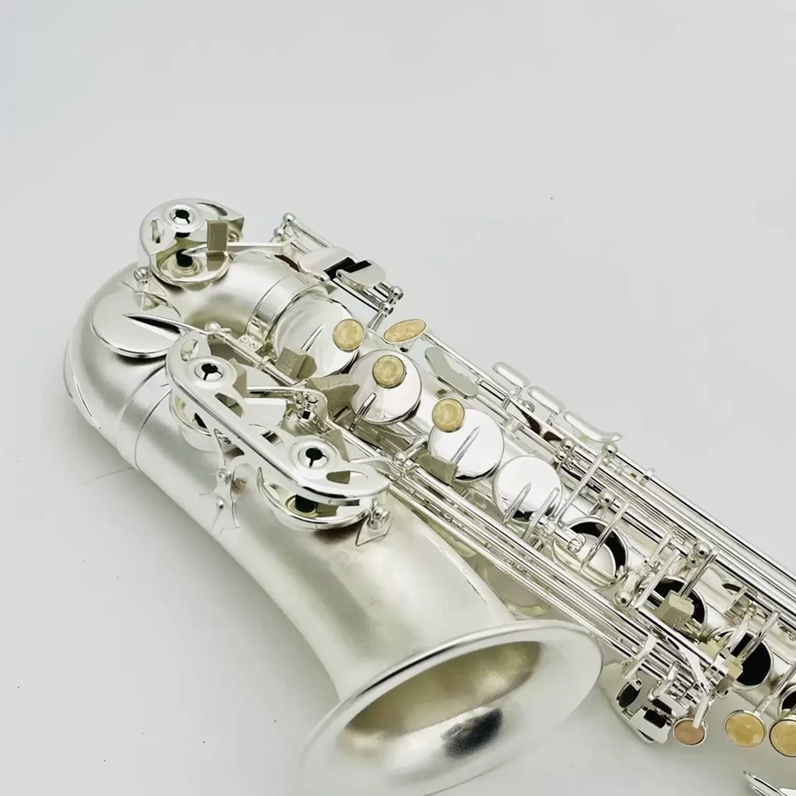 Sassofono Sassofono Contralto Professionale in Mi Bemolle Strumento Musicale Sax Contralto Argento