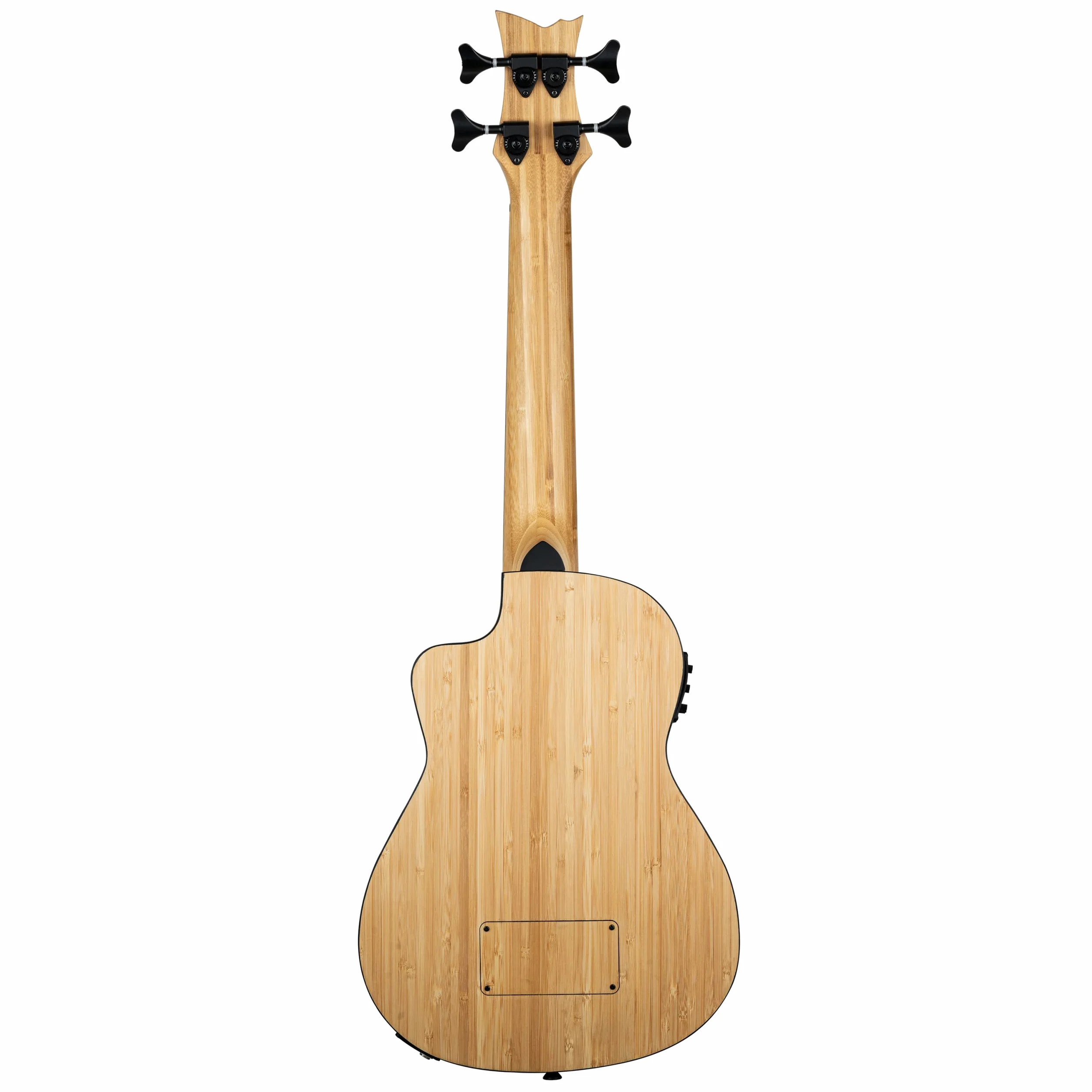 Ortega Guitars Travel Bass elettro-acustico - Bamboo Series - include Deluxe Gig Bag - bamboo (RUNAB-UB)