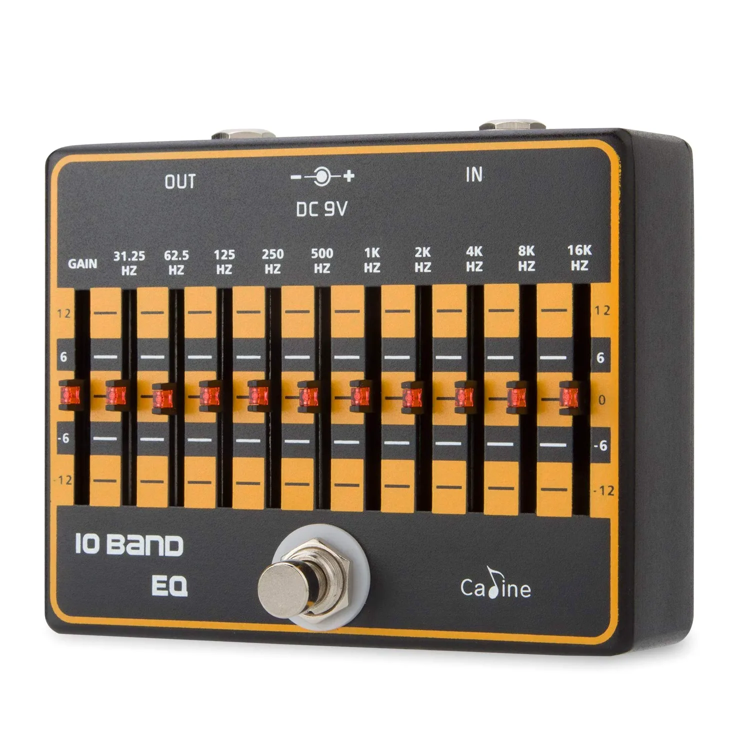 Caline CP-24 - EQ a pedale equalizzatore a 10 bande