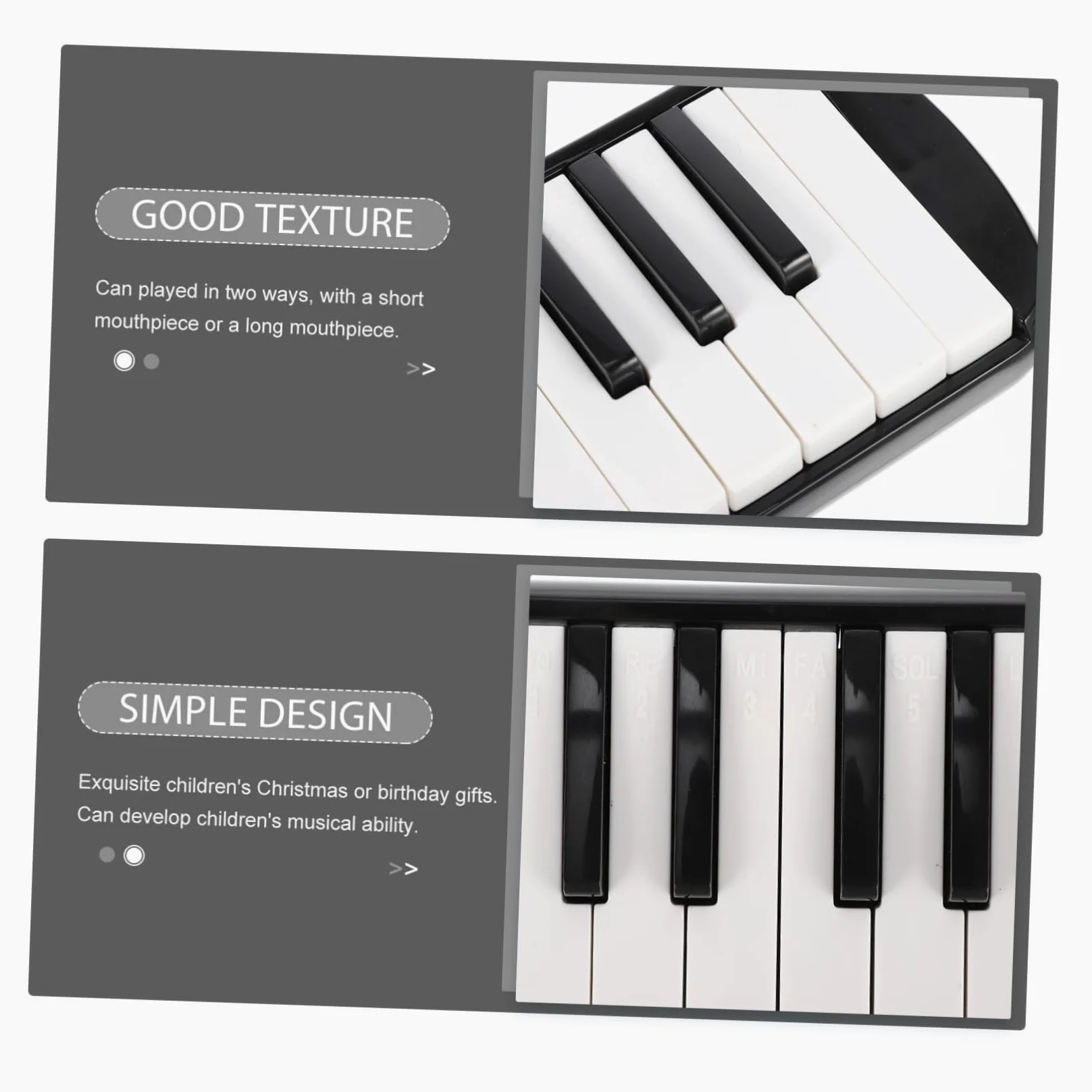 Melodica Tasti Bocchini Corto Per Principianti Strumento Musicale Per Ragazzo Ragazza Ragazza e Adulti Per Apprendimento e Spettacoli