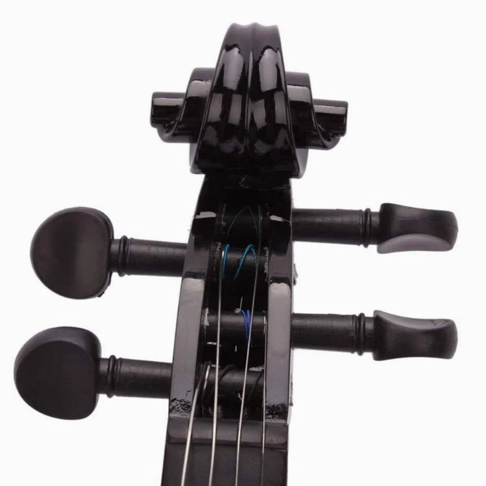 Violino Standard da Studente, per Principianti, 4/4 Violino Originale di Alta qualità a grandezza Naturale Violino for Adulti Principiante Appassionato di Studenti con Custodia, Arco e colofonia