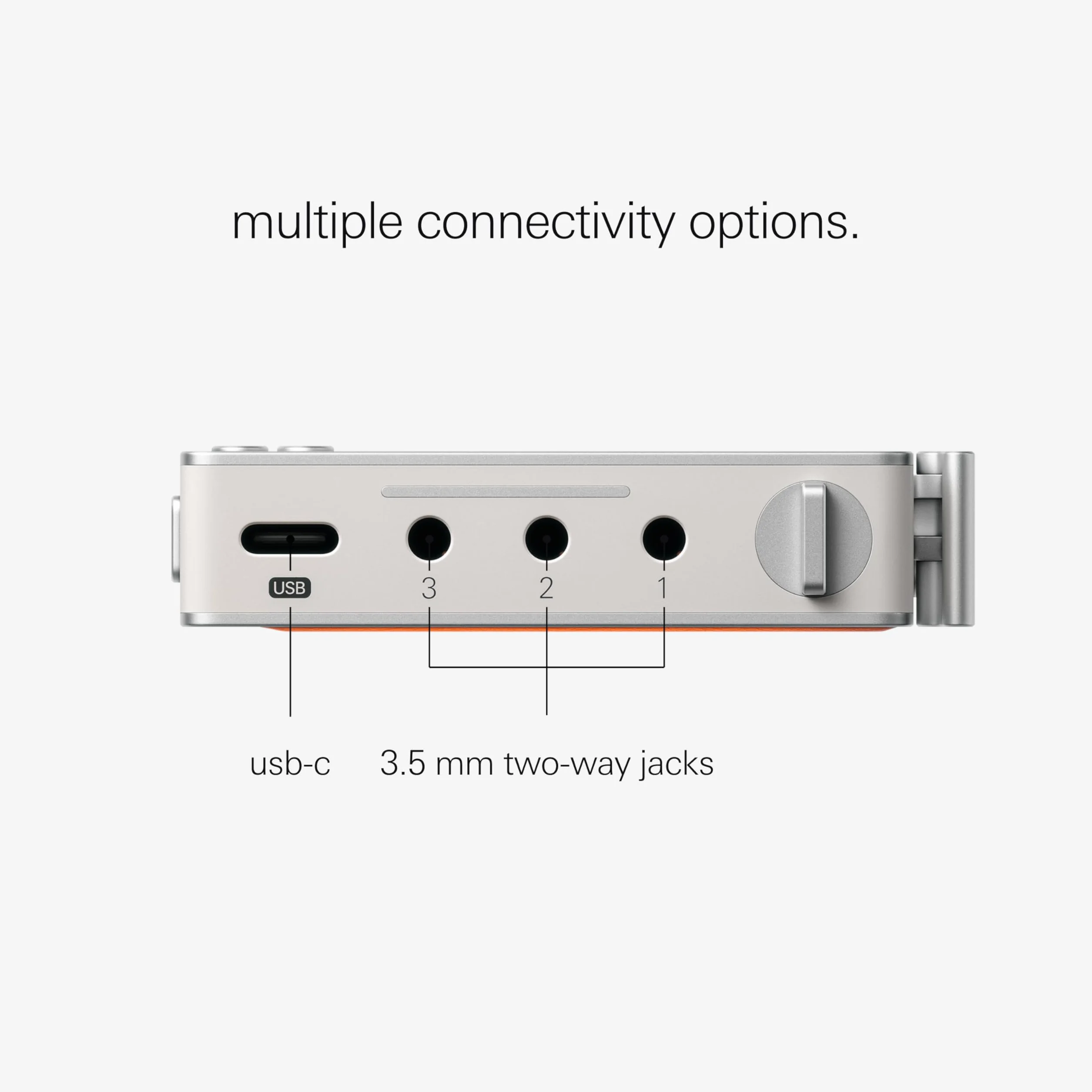 Teenage Engineering TP-7 (registratore portatile, con interfaccia audio USB-C, Bluetooth, microfono interno, altoparlanti, 128 GB di memoria, interfaccia audio USB-C, autonomia di 72 ore)