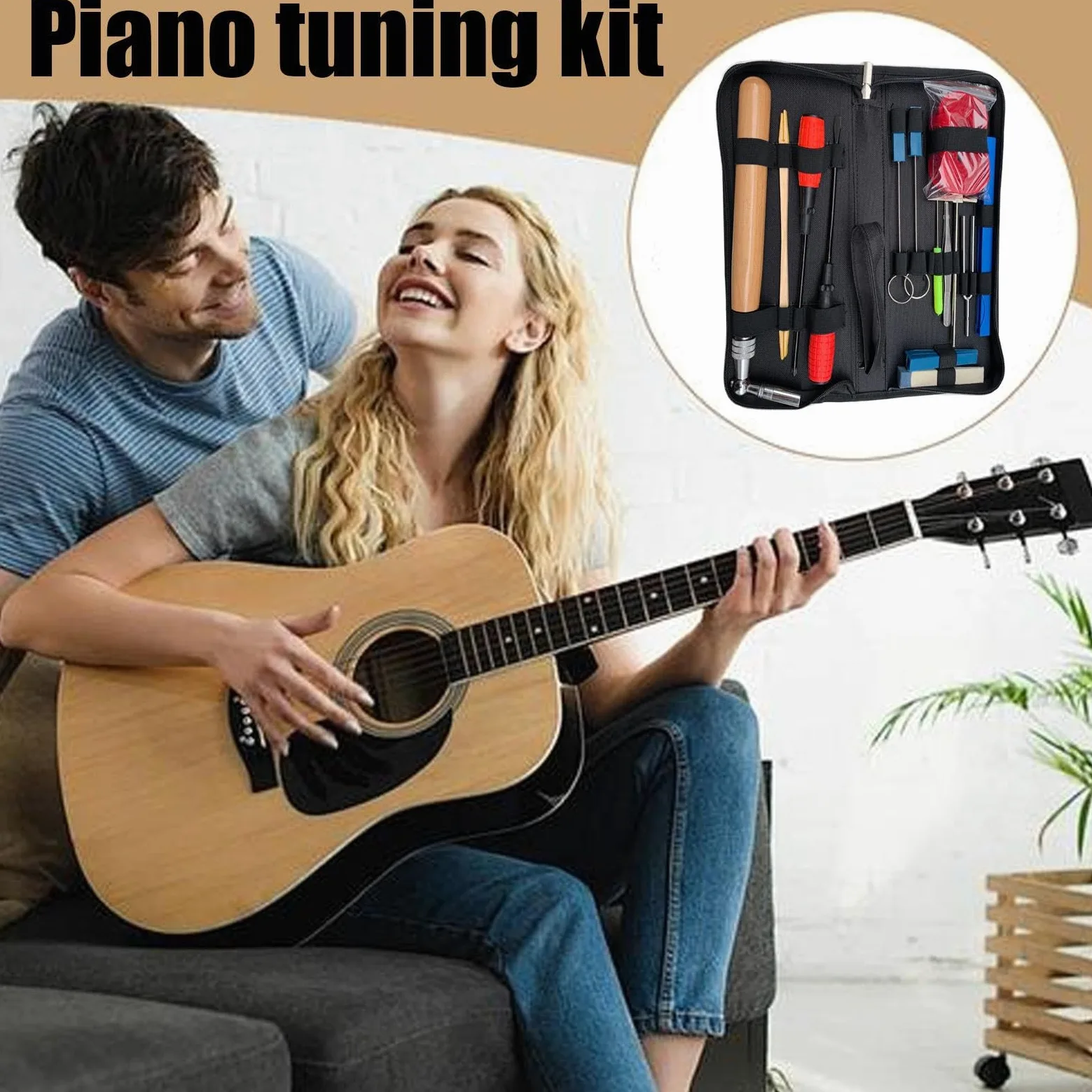 per accordatura per pianoforte, accordatore per pianoforte Chiave di | per chiave inglese, kit di strumenti per accorda