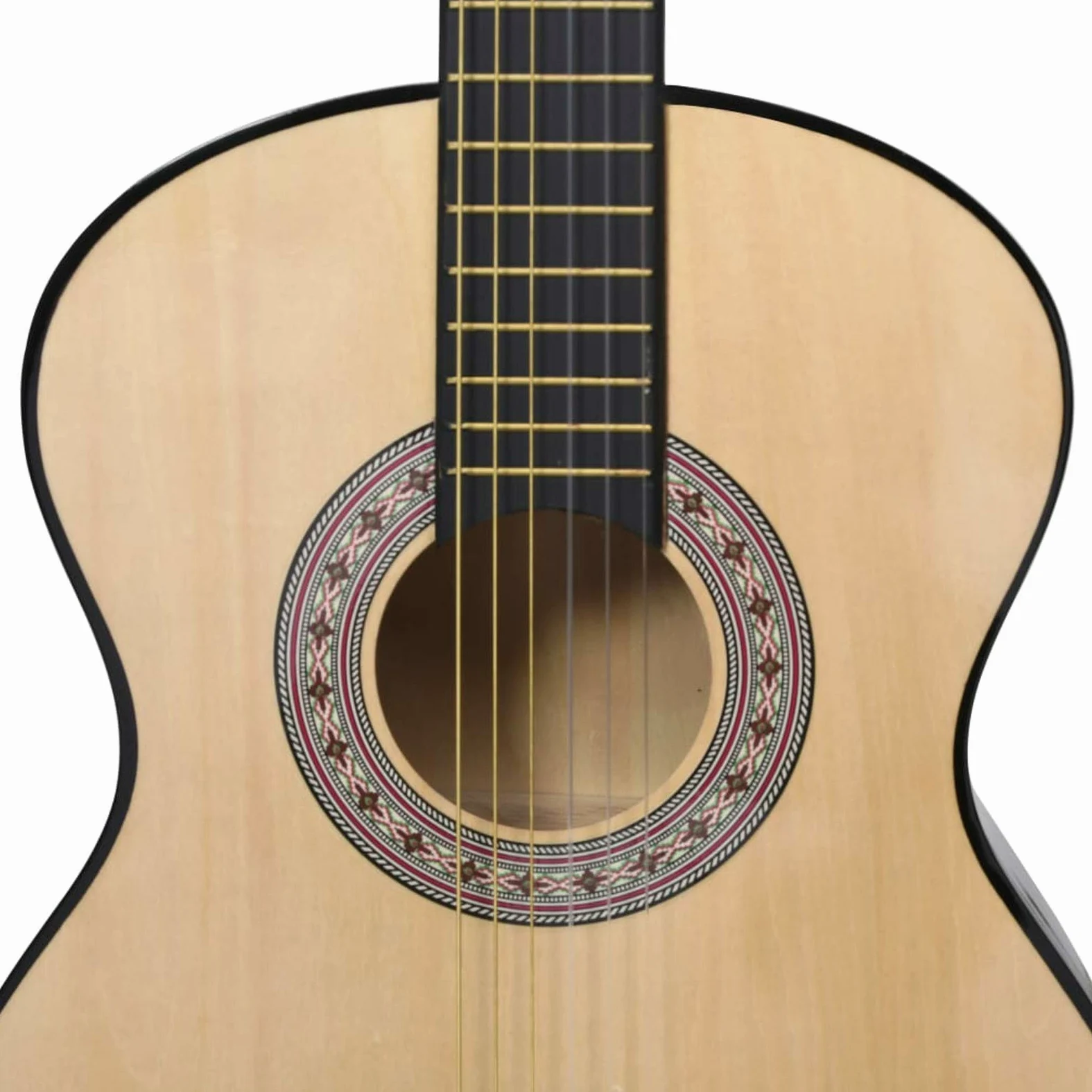 Chitarra Classica per Principianti Nera 4/4 39" in Tiglio,Arte e Svago,Hobby e Arti Creative,Strumenti Musicali,Strumenti a Corda,Chitarre-70106