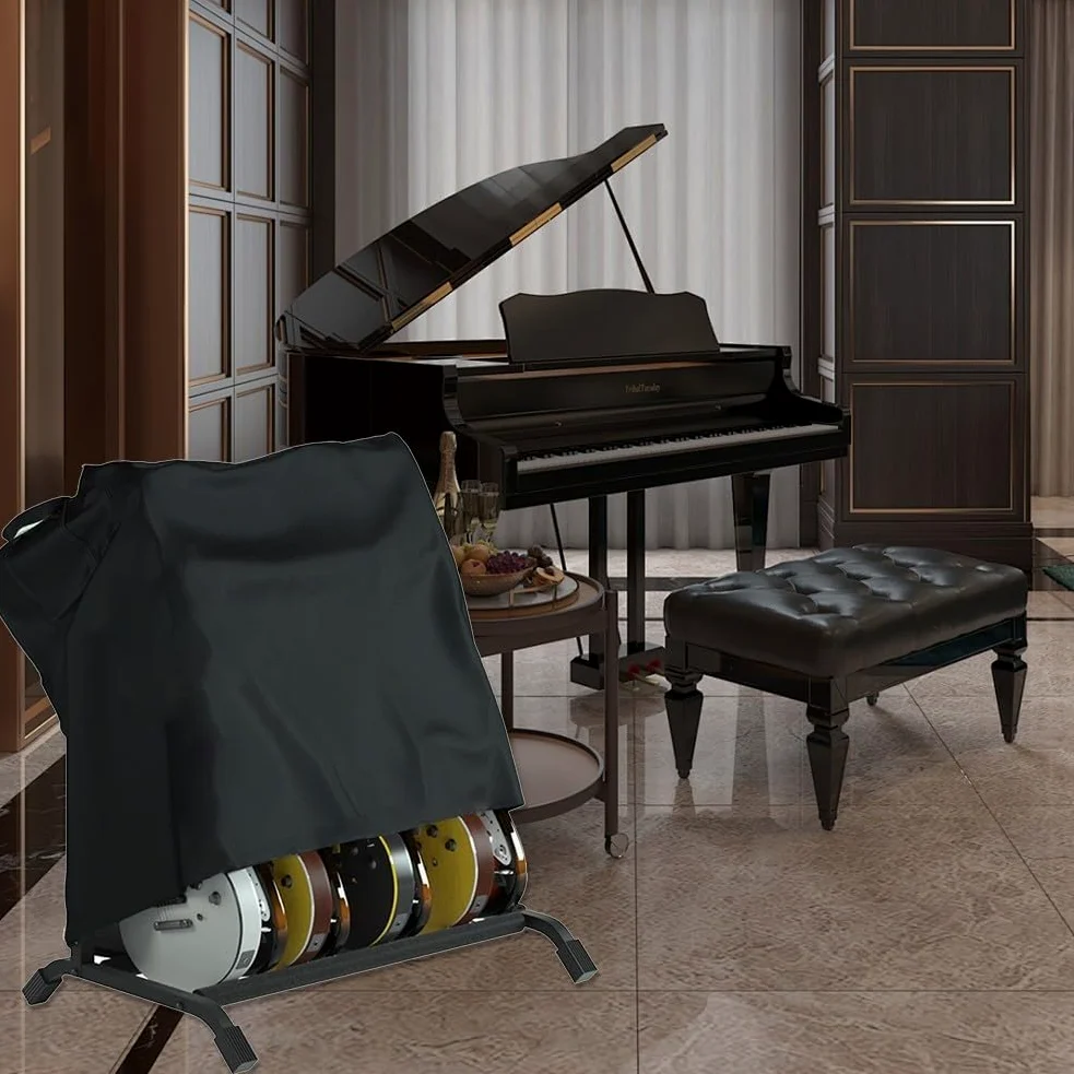 Copertura impermeabile in tessuto Oxford per supporto chitarra acustica per Plus per polvere per strumenti elettrici Protezione resistente per il trasporto di carichi di ventilazione e