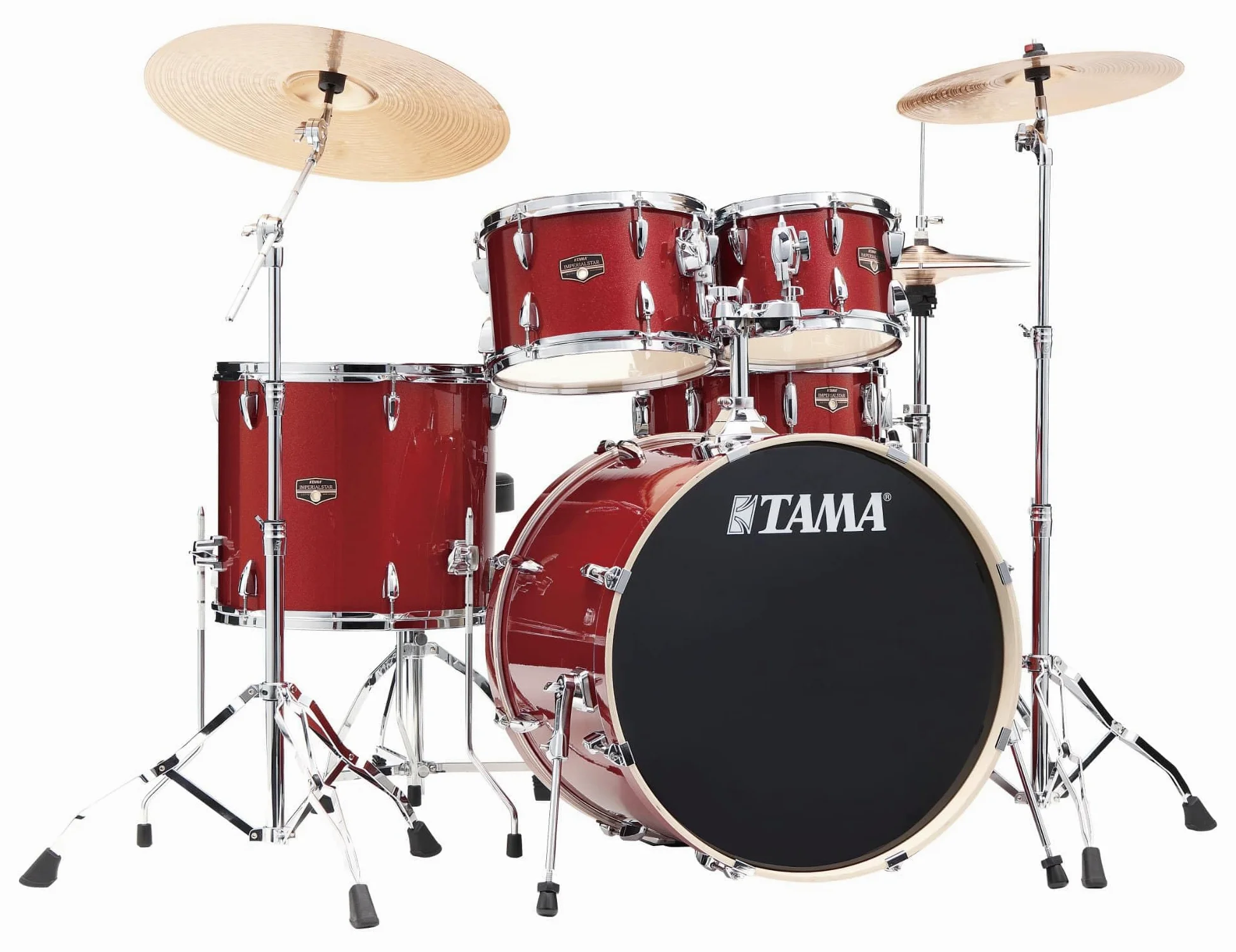 Tama IP52H6W-BRM Imperialstar 5-Piece Drum Kit (Burnt Red Mist)