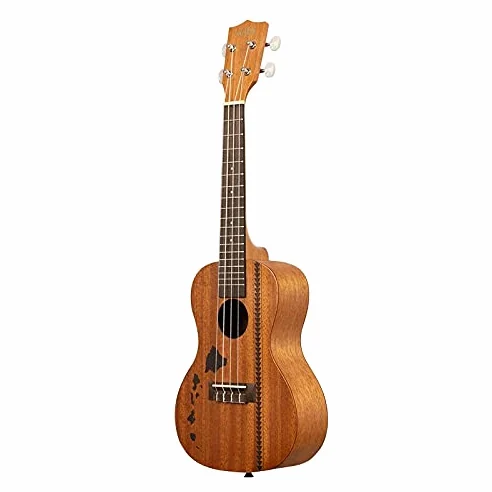 Kala - KA-15C-H2 - Ukulele Soprano Bambini Adulti e Principianti, Ukulele Scuola Media in Mogano per Musicisti Esperti e Nuovi con Custodia Inclusa, Strumenti Musicali Bambini a Corda, Satinato