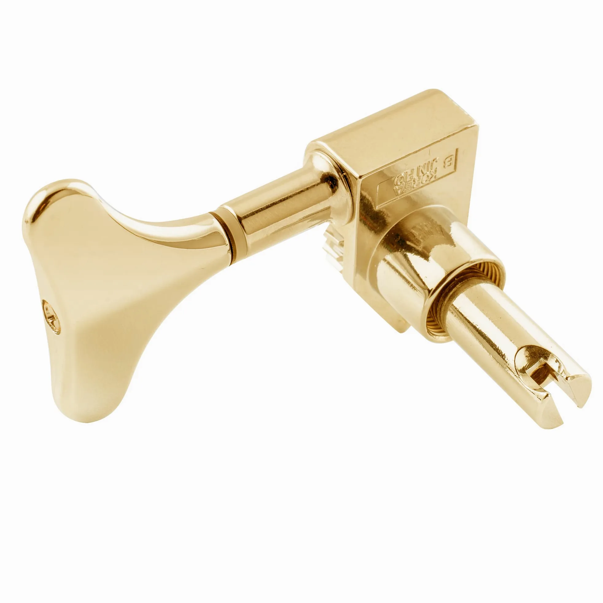 Wilkinson WJB750 L2+R2 Meccaniche Basso Ratio 1:20 Bass Tuners Tuning Pegs per Basso Elettrico 4 Corde Ibanez Style, Dorato
