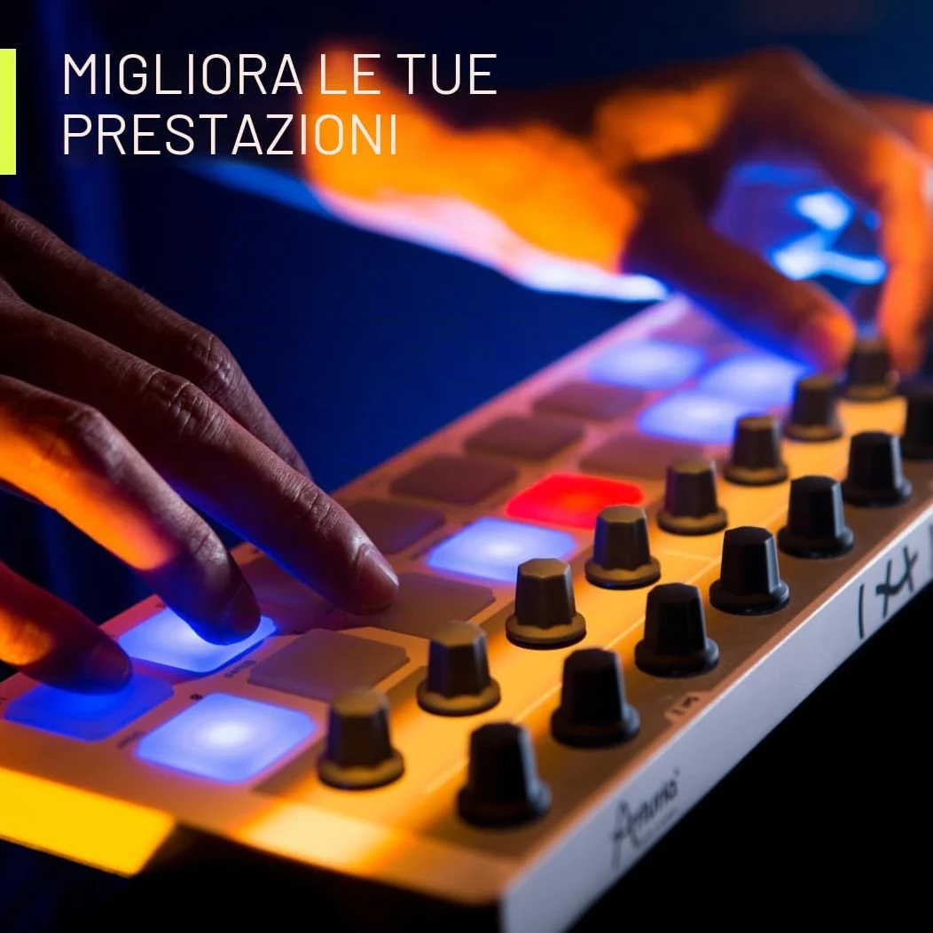 Arturia - Keystep 37 - Controller MIDI, sequencer, arpeggiatore e generatore di accordi creativo - Tastiera Slimkey a 37 note, controlli MIDI CC assegnabili, modalità Scale, connettività versatile