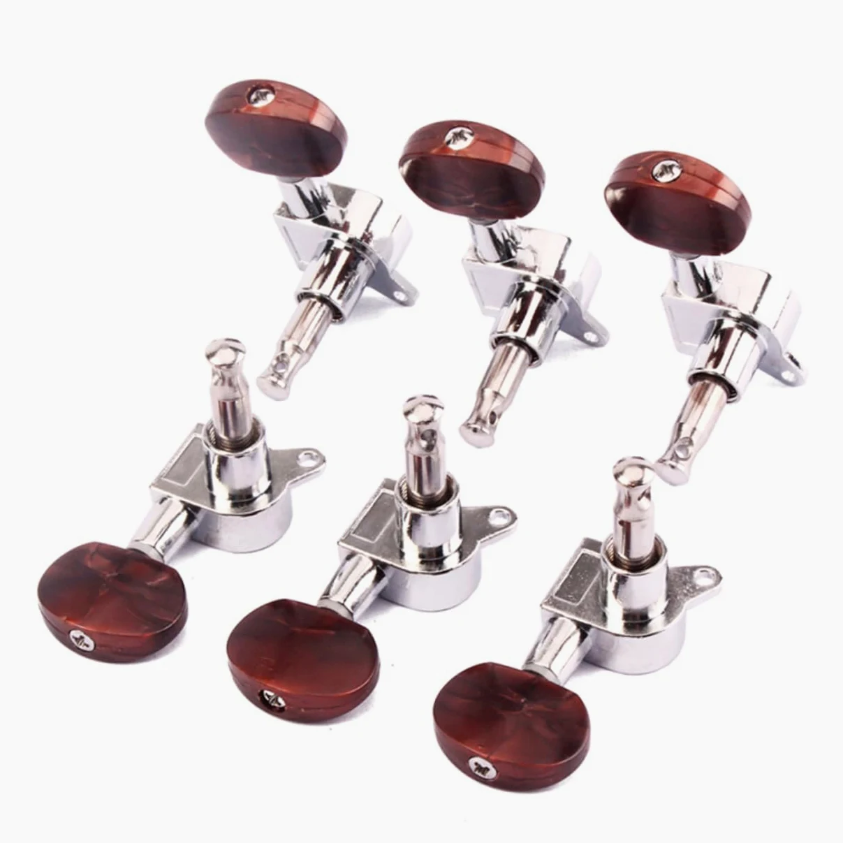 TOYANDONA 3 Pezzi Di Accordatura Per Chitarra 6 Universale Adatto Per Chitarre Acustiche Elettriche Costruzione in Metallo Viti Rondelle