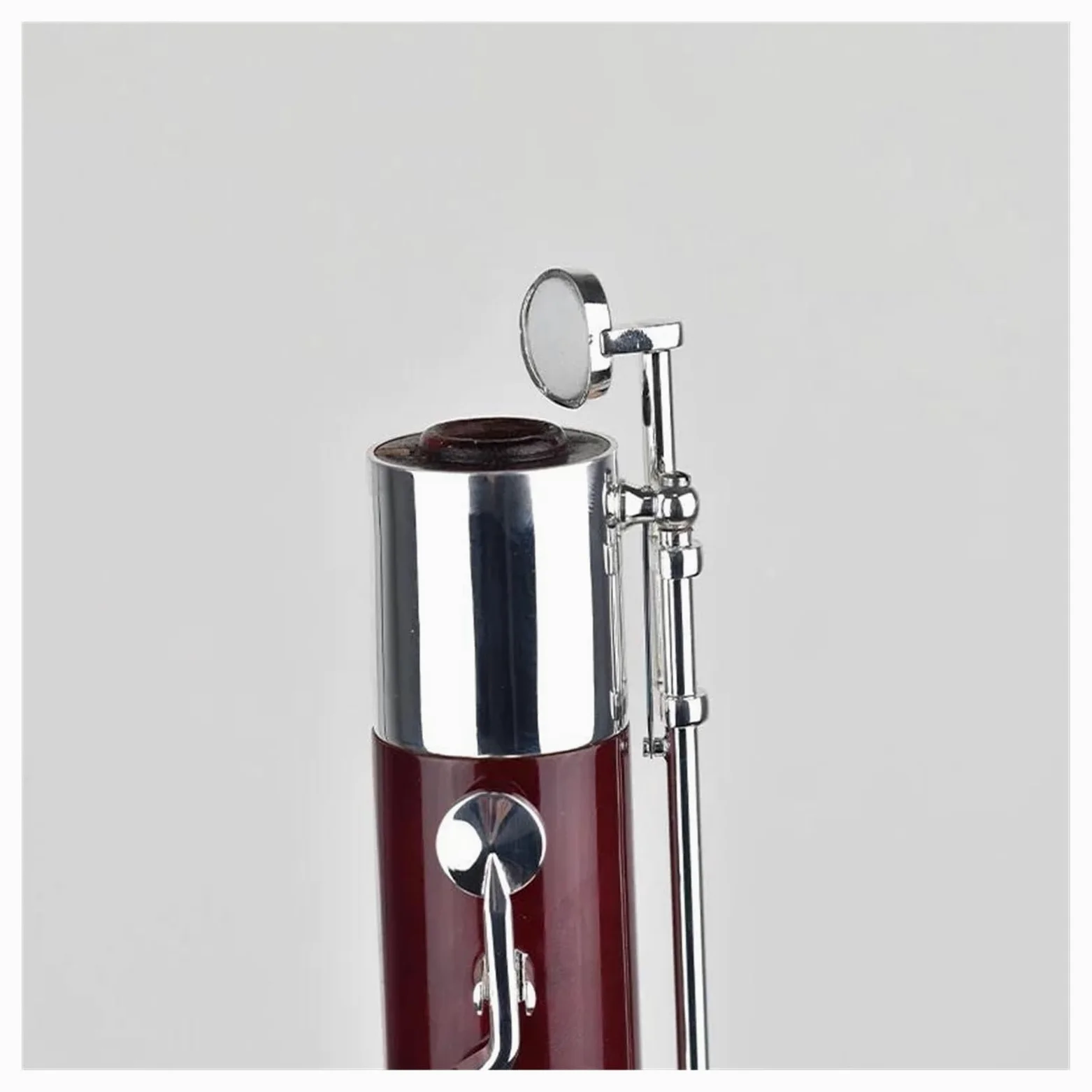 Fagotto Tono C Con Bottone In Rame Bianco Placcato Argento Fagotto Con Corpo In Tubo D'acero Con Custodia E Accessori Set con Fagotto
