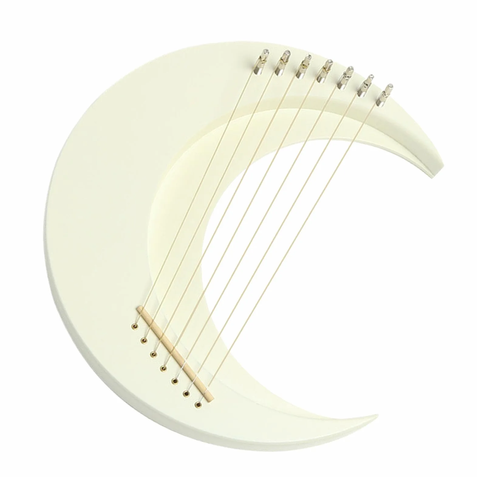 Arpa a lira, strumento musicale in legno, a 7 corde, strumento musicale a | portatile, con chiave per accordare, per gli amanti della musica