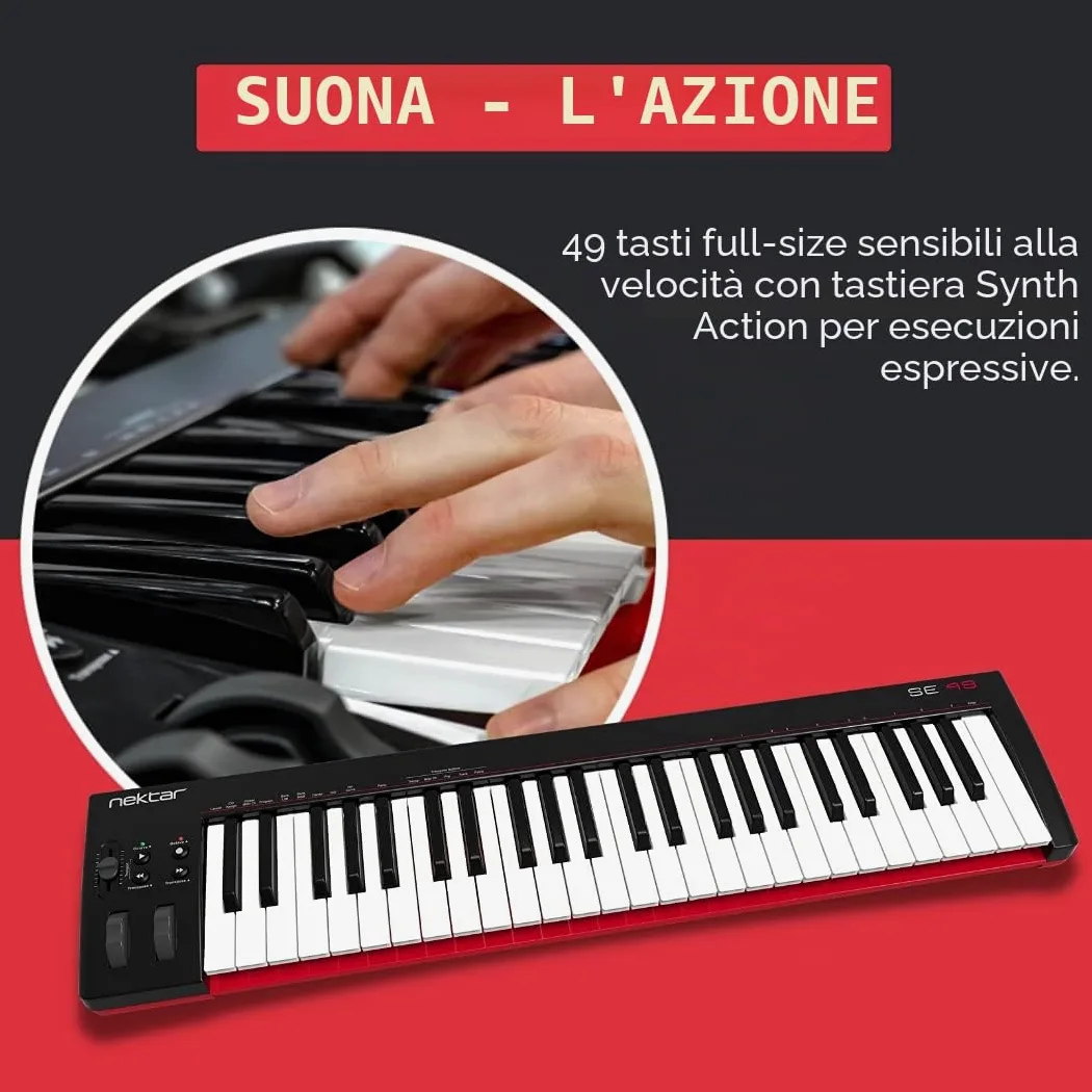 Nektar SE49 - Controller per tastiera MIDI USB